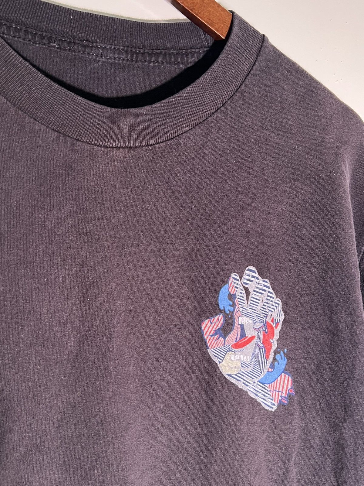 Vintage Y2K 2000’s VTG Vintage Santa Cruz Monster Hand Retro T Shirt Size US M / EU 48-50 / 2 - 7 Thumbnail