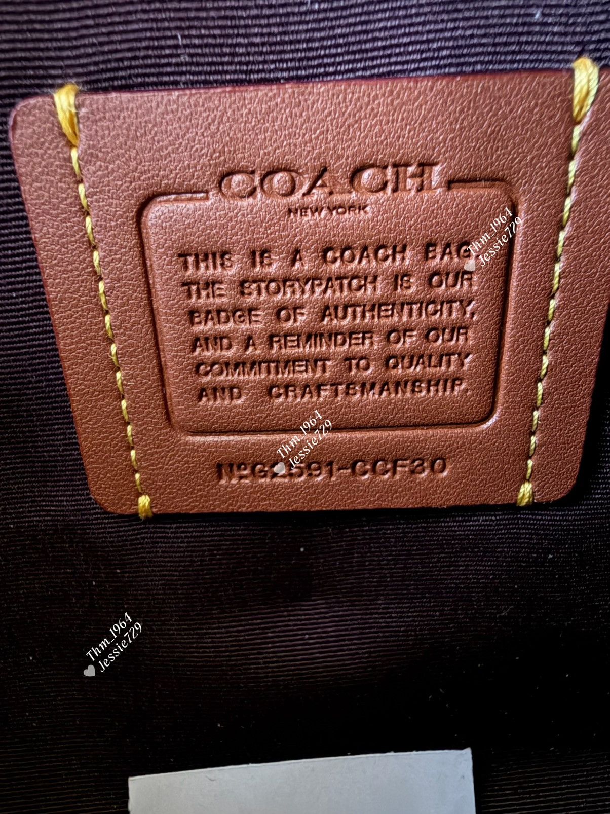 Coach NWT！COACH Mini Rowan Crossbody Bag In Signature With Fringe Size ONE SIZE - 8 Thumbnail