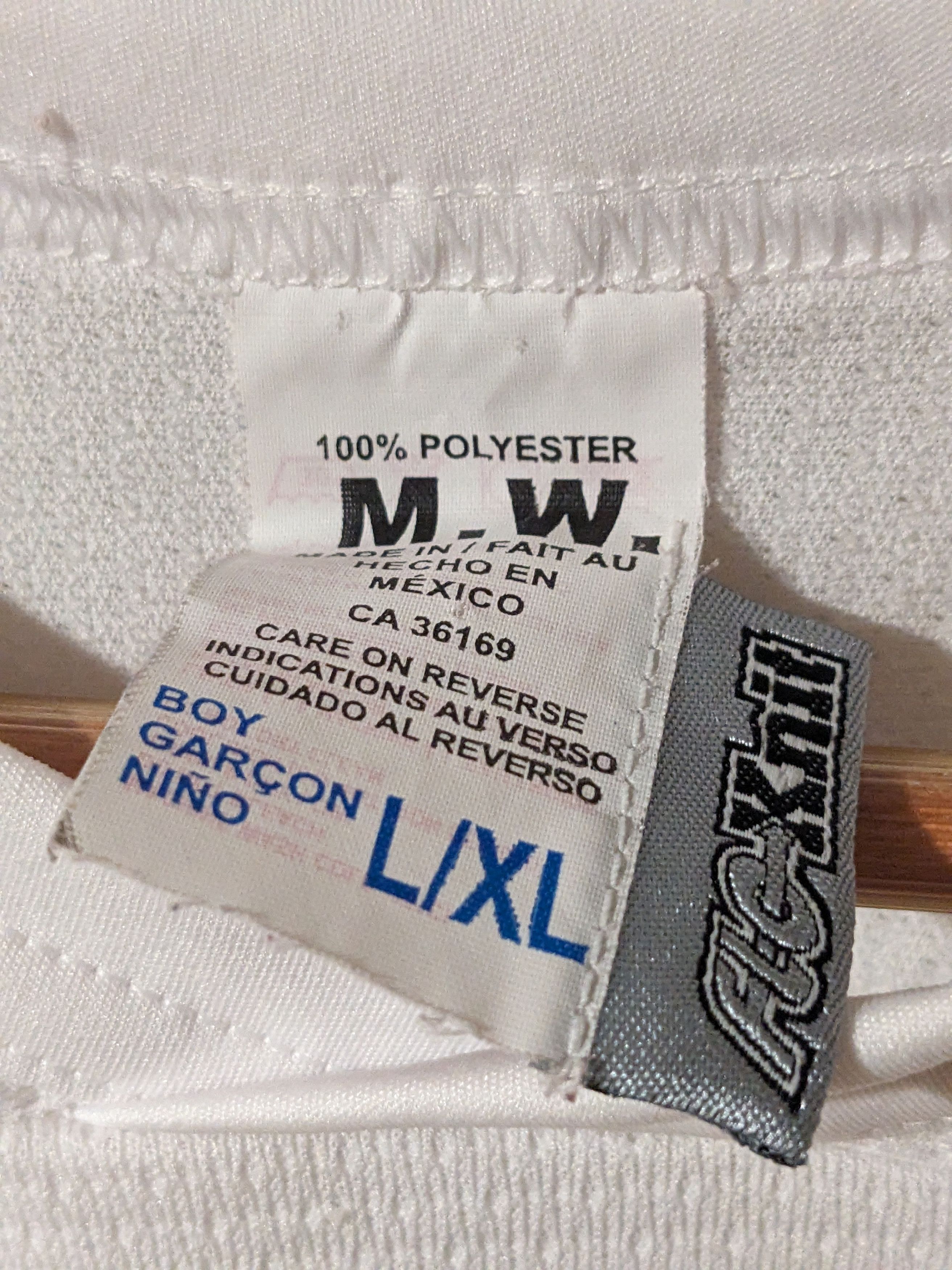 NHL × Vintage Vintage 90s Toyota Tykes Hockey White YOUTH X-Large Jersey Size US L / EU 52-54 / 3 - 3 Thumbnail