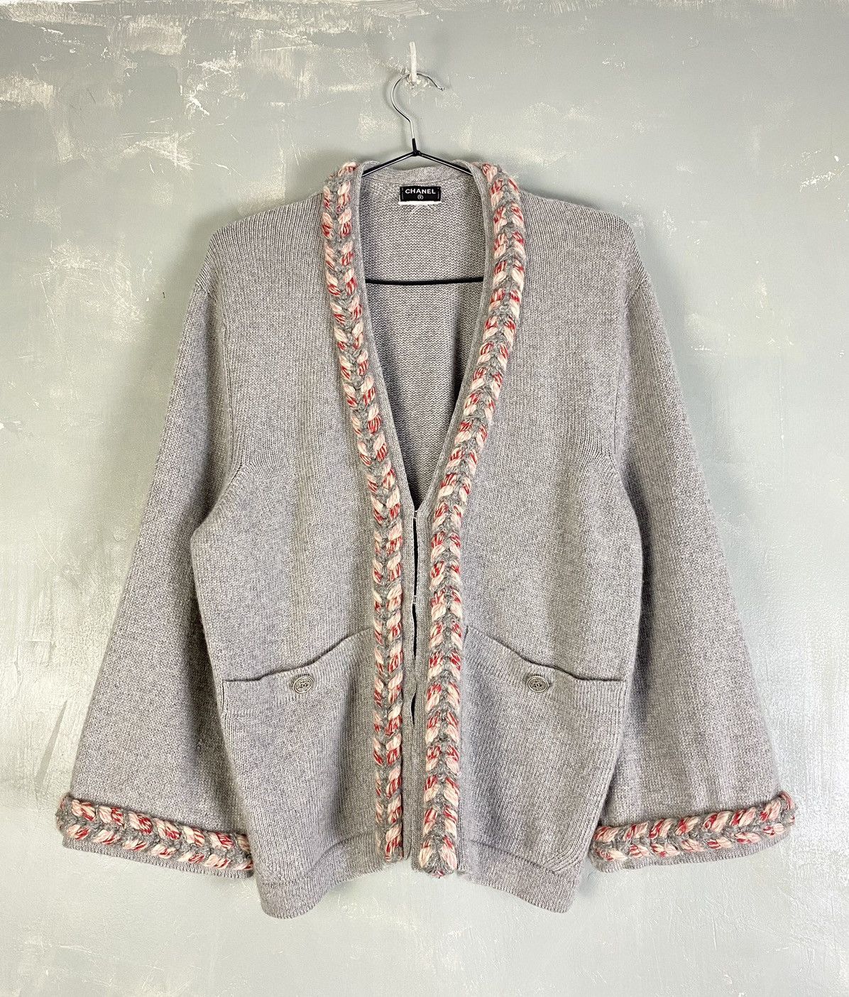 Chanel Chanel Cashmere Rope Accent Cardigan Size M / US 6-8 / IT 42-44 - 1 Thumbnail