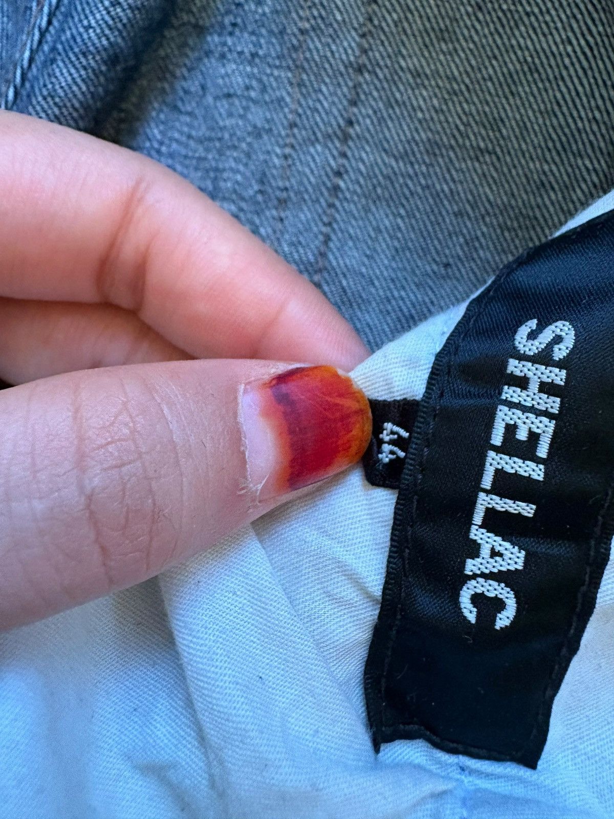 Shellac Vintage Shellac Selvedge Raw Denim Style Button Fly Jeans Size US 32 / EU 48 - 11 Thumbnail