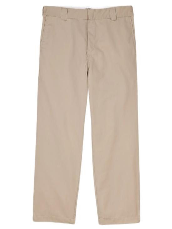 Carhartt Wip CARHARTT WIP Men Straight Pants I027965 G102 Beige Size US 31 - 1 Thumbnail