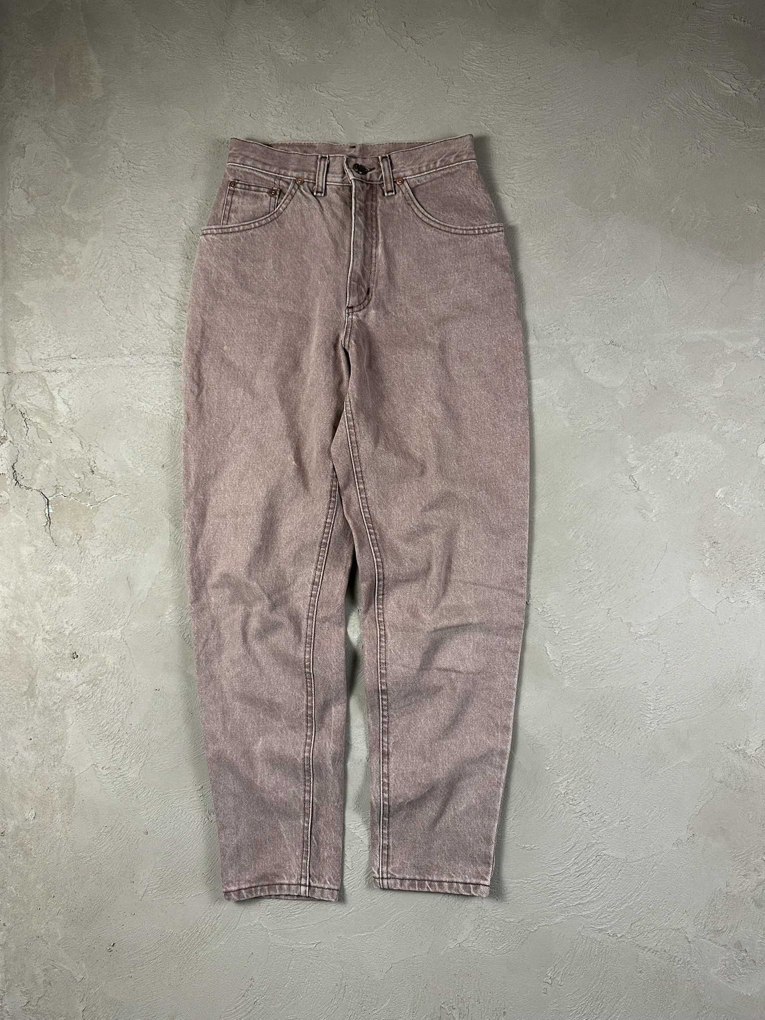 Lee 80s Vintage Lee Oversized Denim Pants Washed Rare Size US 28 / EU 44 - 7 Thumbnail