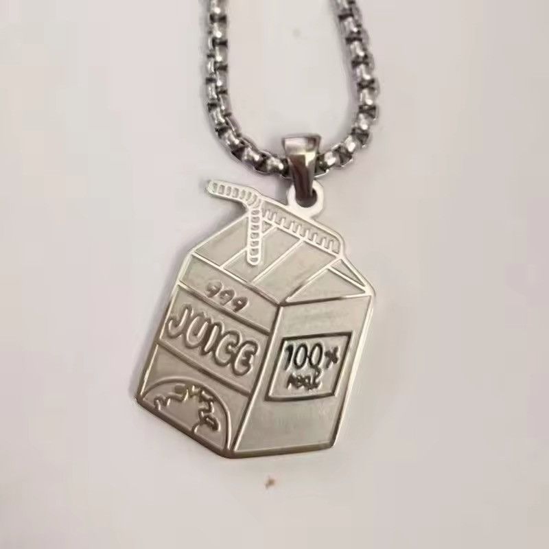Vintage Fashion Juice Steel Pendant Necklace Size ONE SIZE - 2 Thumbnail