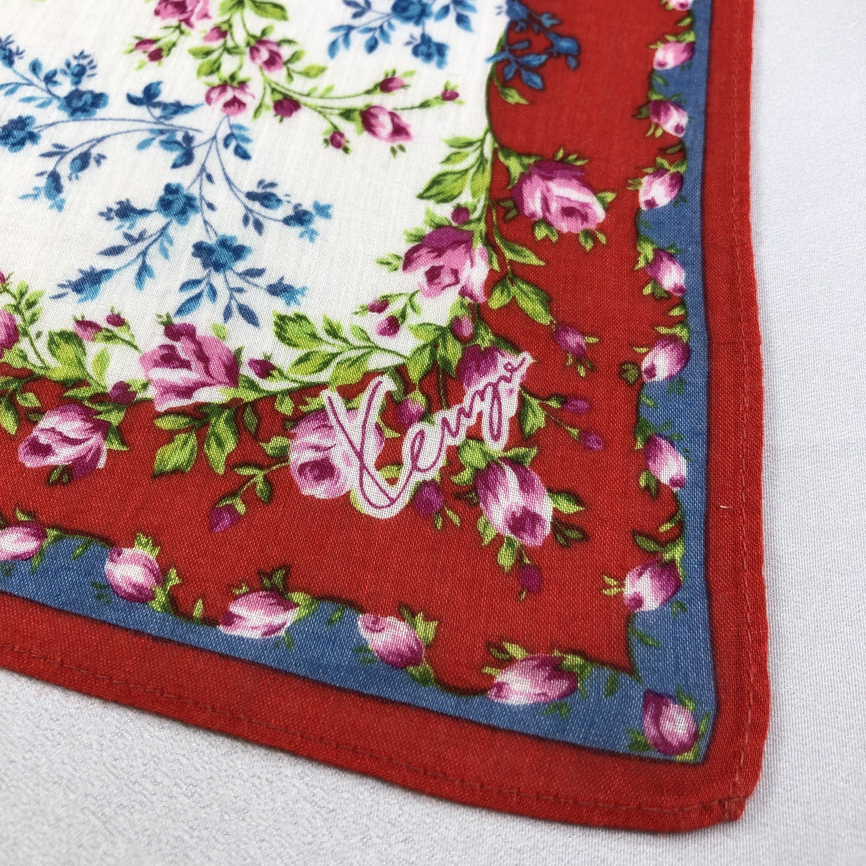 Japanese Brand × Kenzo × Vintage Kenzo Floral Handkerchief Neckerchief Bandana H2055 Size ONE SIZE - 4 Thumbnail