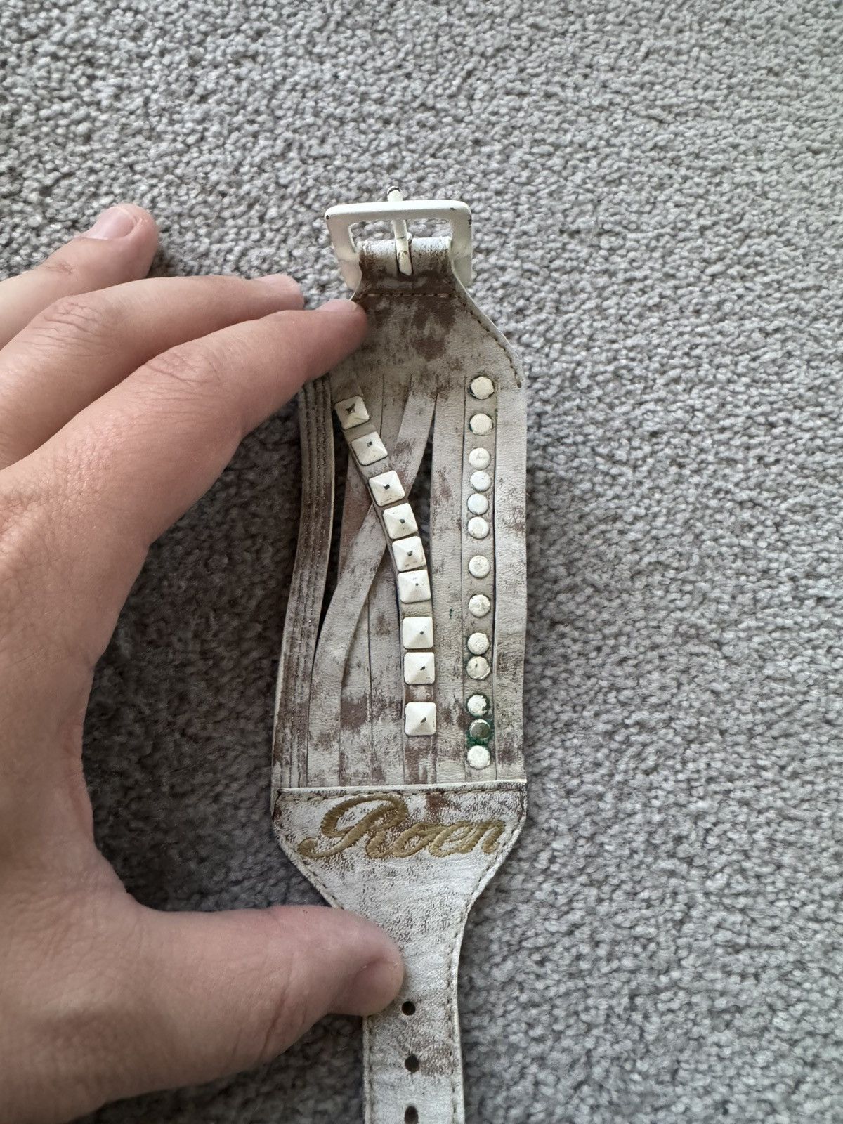 Roen Vintage Roen Wrist Band worn by Asian celebs w Richard Mille Size ONE SIZE - 3 Thumbnail