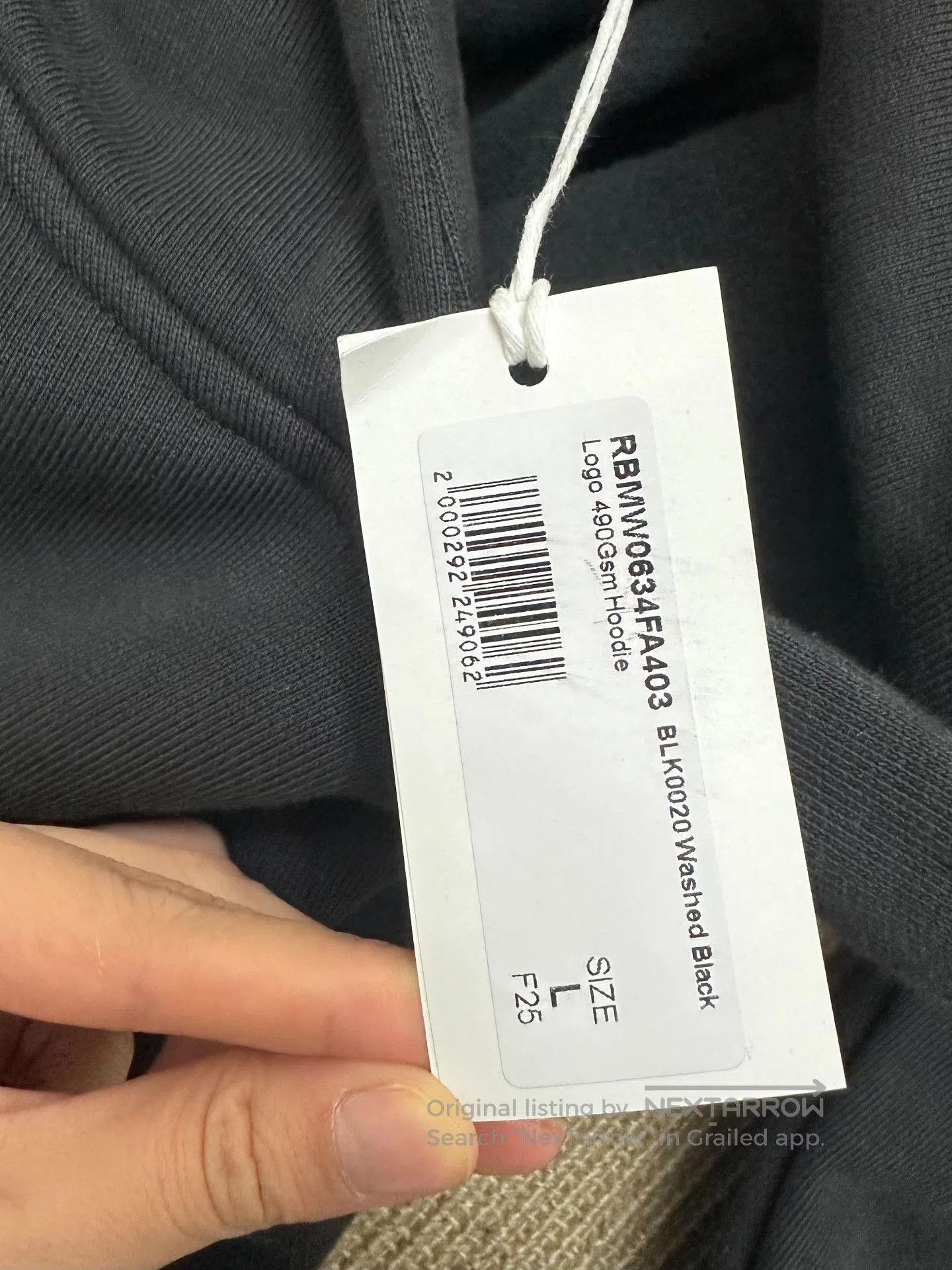 ROA ROA 25FW Logo 490gsm Hoodie. Size US M / EU 48-50 / 2 - 3 Thumbnail