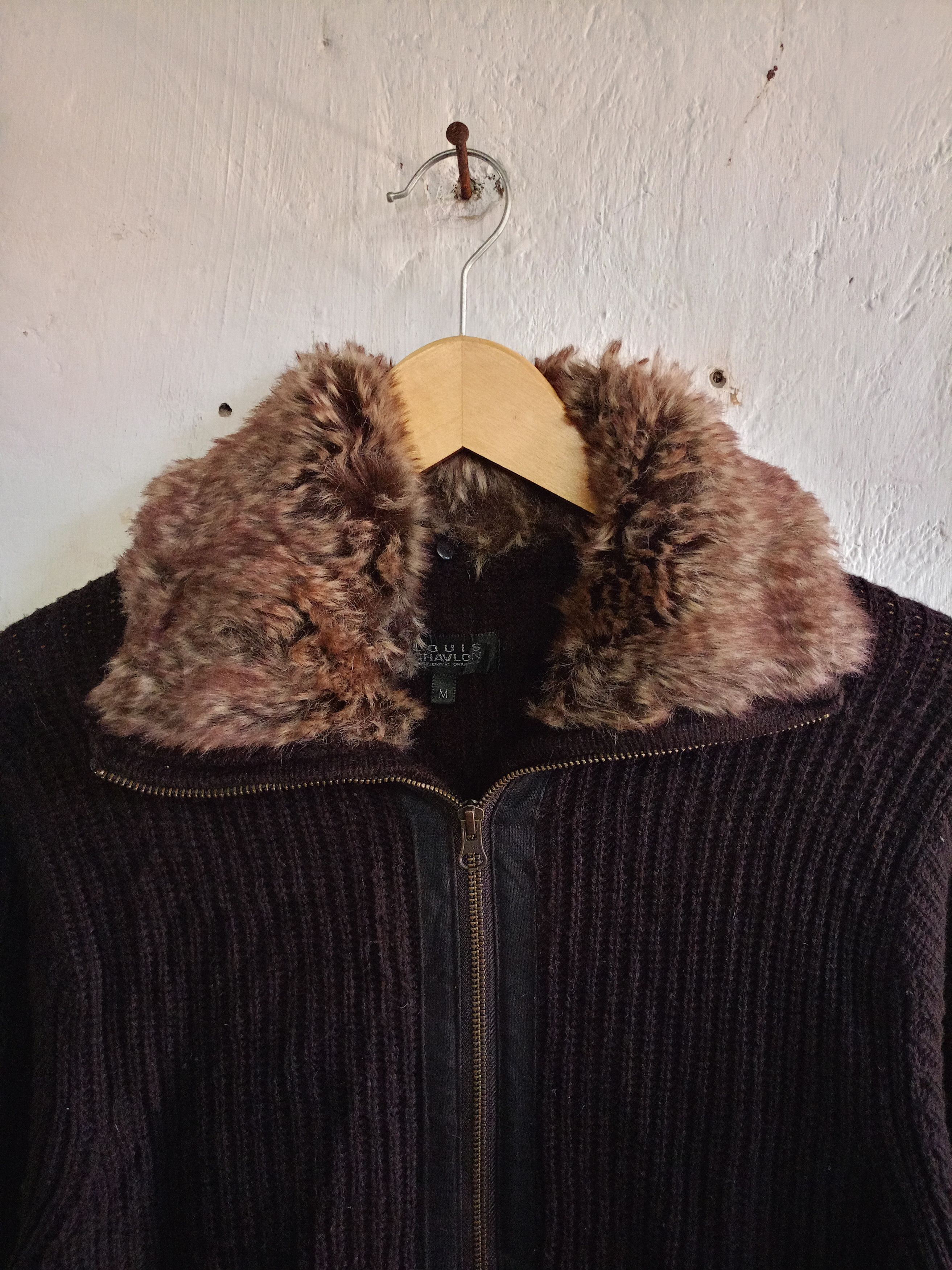 Japanese Brand Louis Chavlon knit Fur sweaters style ifsixwasnine lgb Size US M / EU 48-50 / 2 - 3 Thumbnail