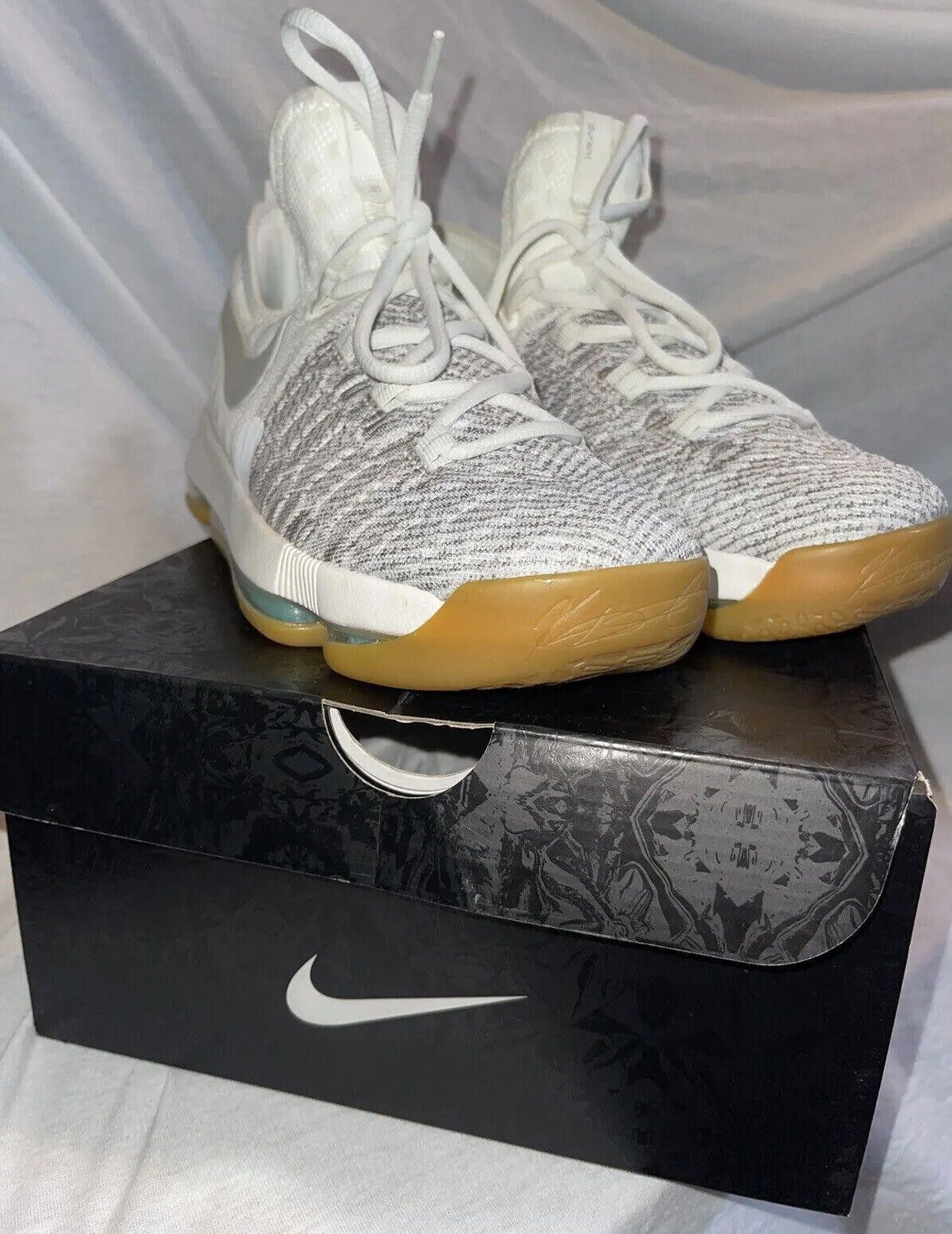 Nike Nike Zoom KD9 GS Shoes Pale Grey White Kevin Durant 5.5Y Size US 5 / EU 37 - 3 Thumbnail