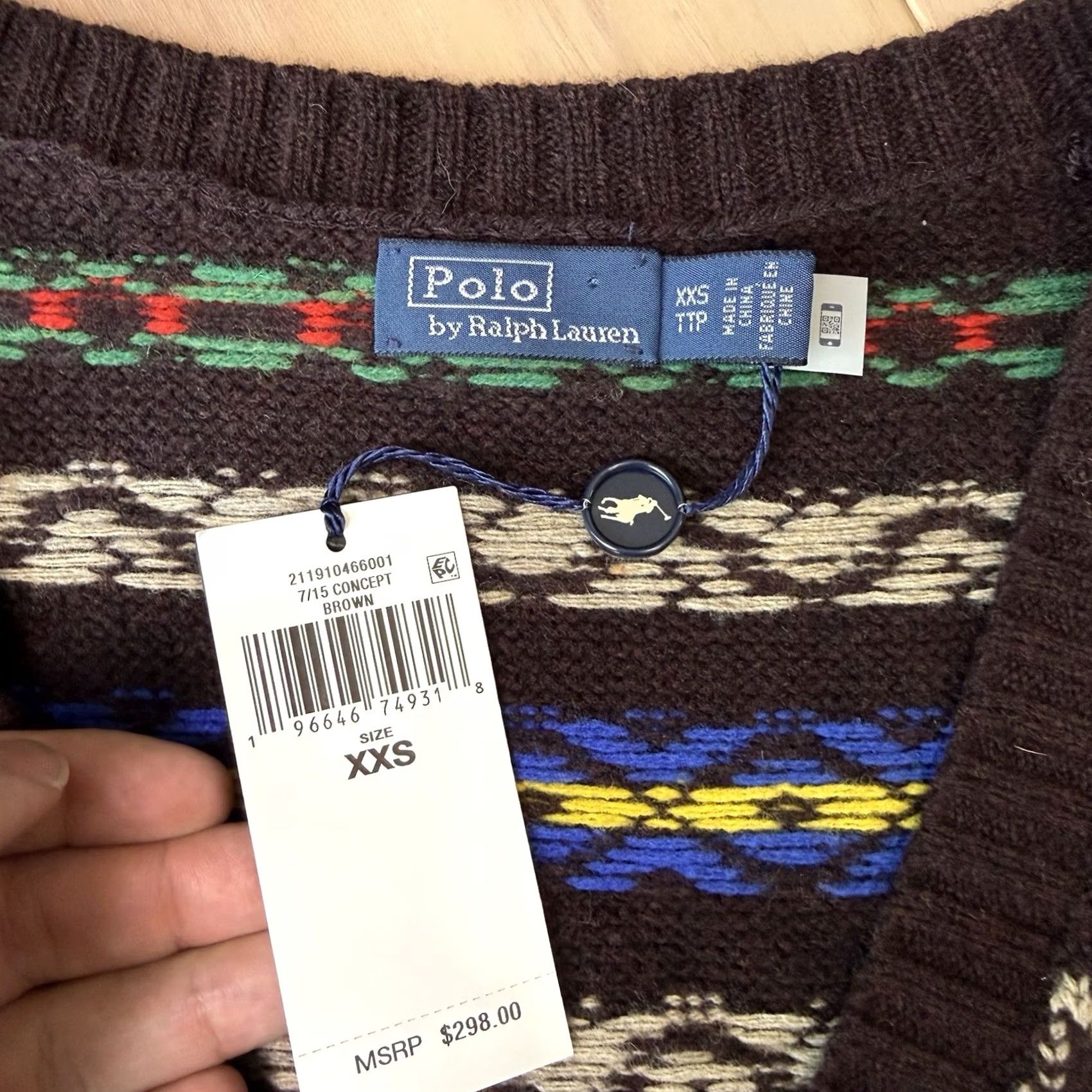 Polo Ralph Lauren Polo Ralph Lauren Fair Isle Sweater Vest Women's XS Multicolor Wool Blend Size XS / US 0-2 / IT 36-38 - 7 Thumbnail