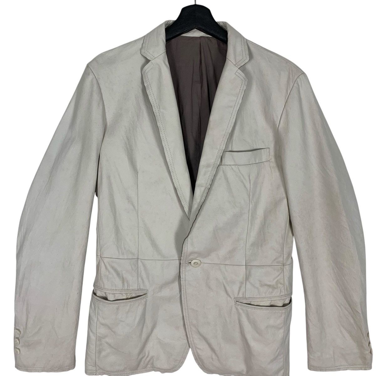Japanese Brand Moodern Lovers Clothing JapaneseBrand Casual Leather Jacket Size US S / EU 44-46 / 1 - 1 Thumbnail