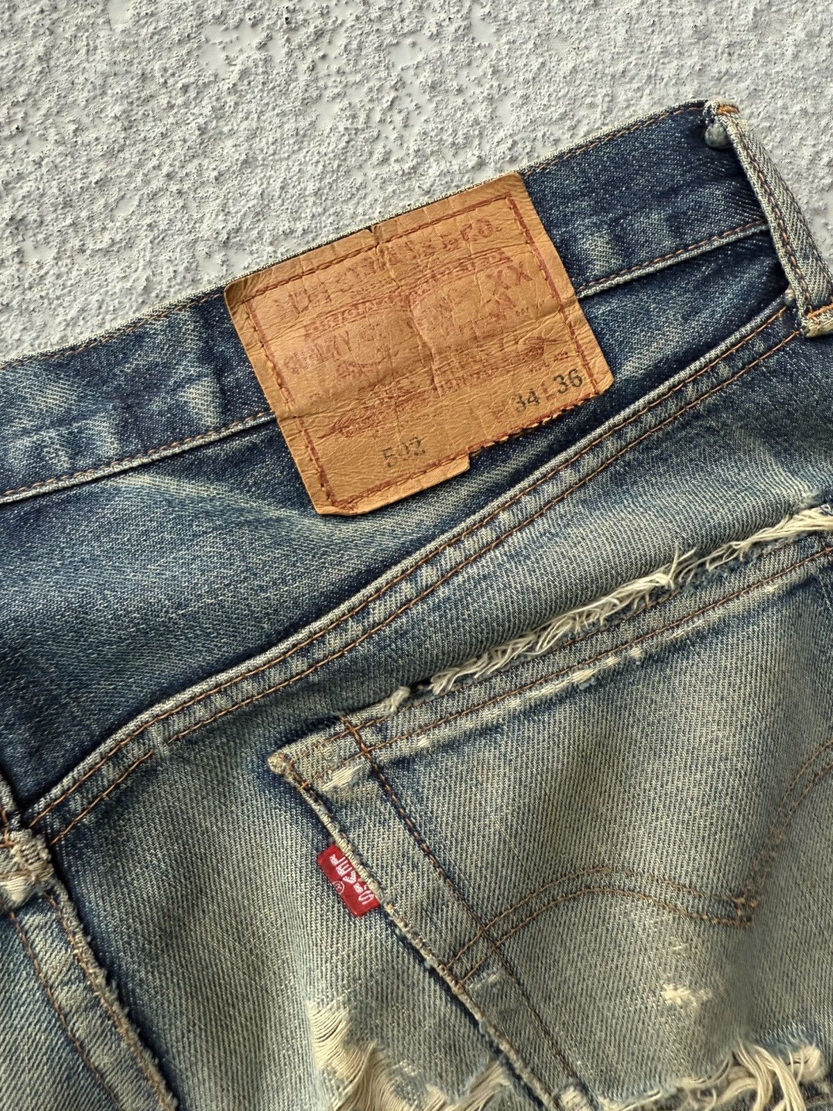 Levi's Vintage Clothing Levi’s 502 Selvedge Japanese Repro Jeans Size US 34 / EU 50 - 7 Thumbnail