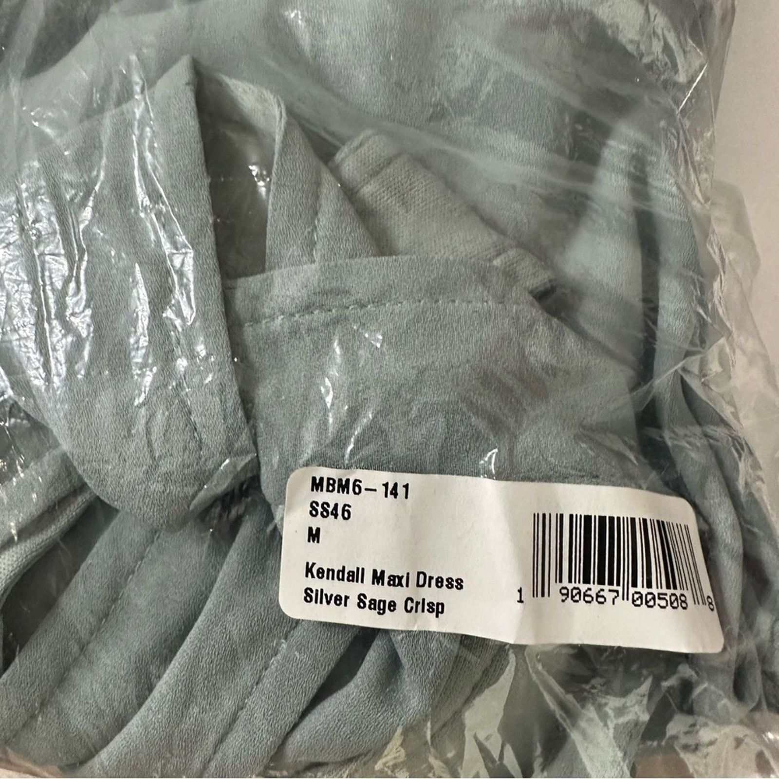 Show Me Your MuMu Show Me Your Mumu Kendall Maxi Bridesmaid Dress Solver Sage Size M / US 6-8 / IT 42-44 - 11 Thumbnail