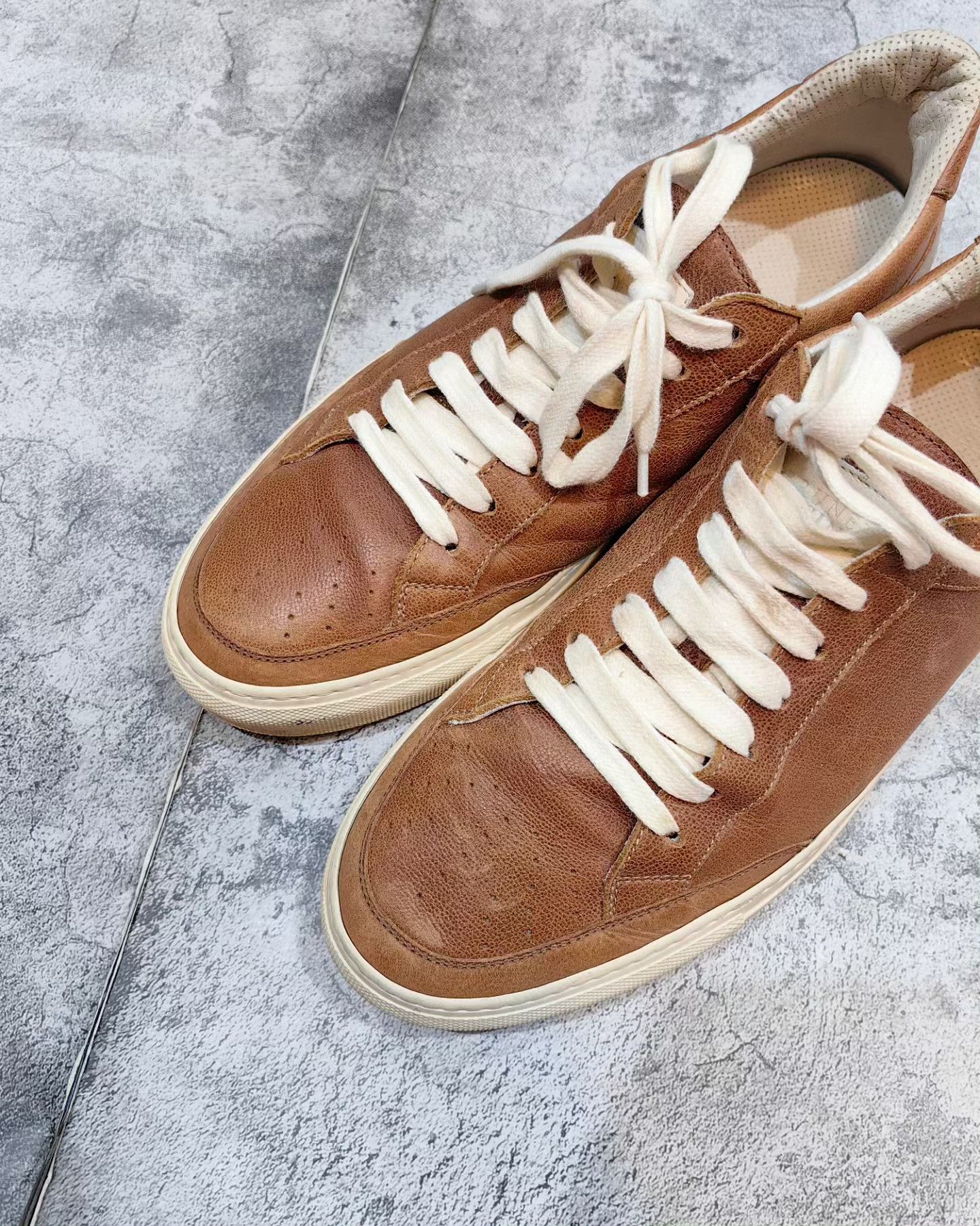 Brunello Cucinelli Brunello cucinelli full grain leather sneakers Size US 8 / EU 41 - 3 Thumbnail