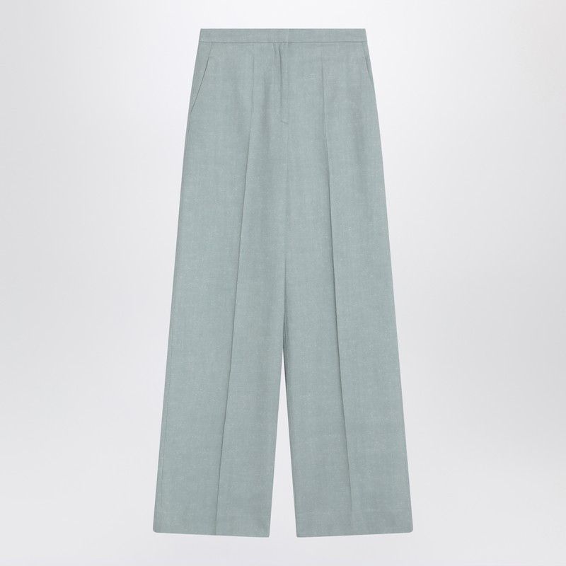 Loulou de Saison Loulou De Saison Gray Fog Pants In Cotton Blend Size 30" / US 8 / IT 44 - 1 Thumbnail