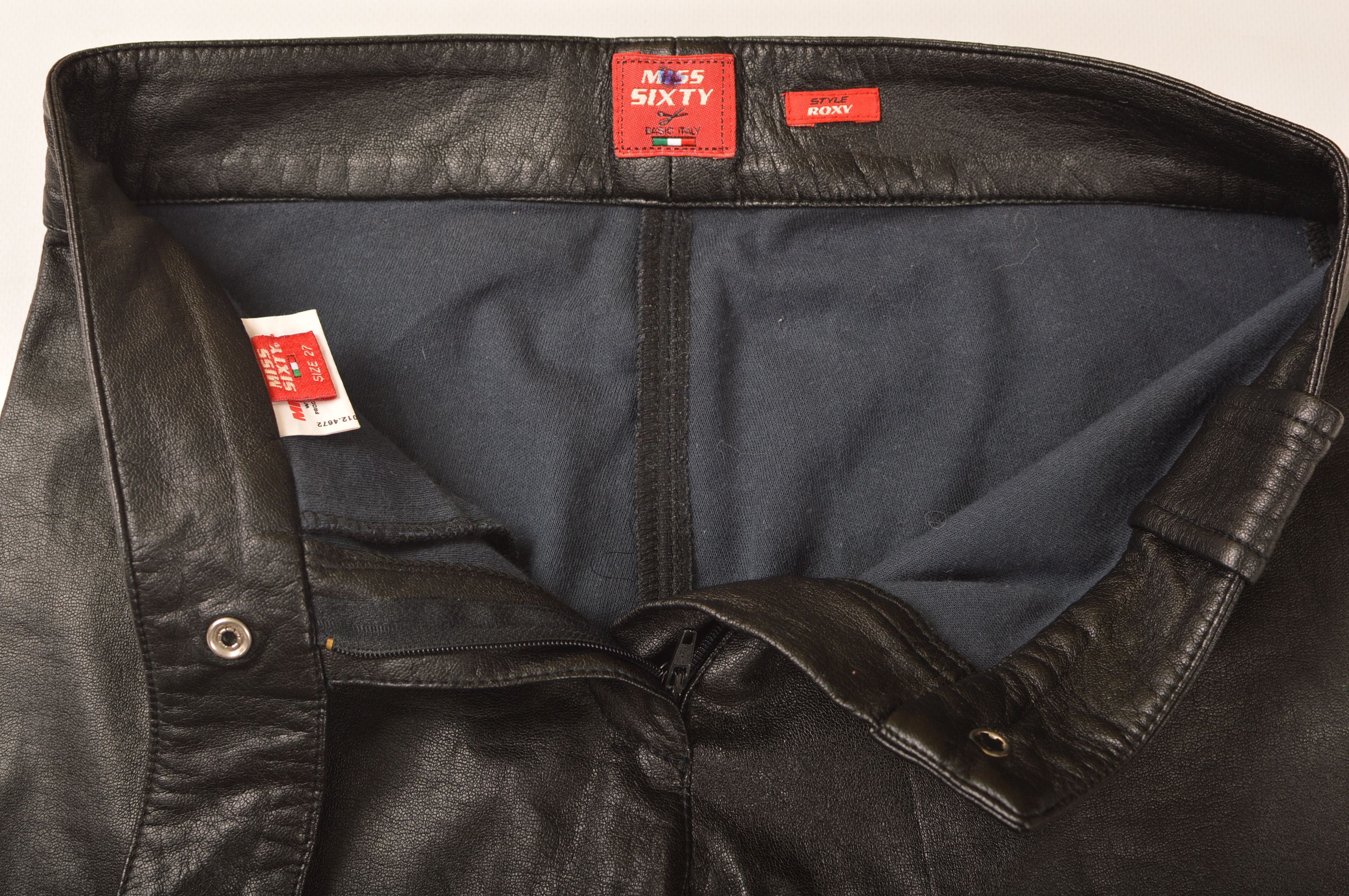 Miss Sixty Miss Sixty Roxy Vintage Y2K Faux Leather Flare Pants Size 27" / US 4 / IT 40 - 3 Thumbnail