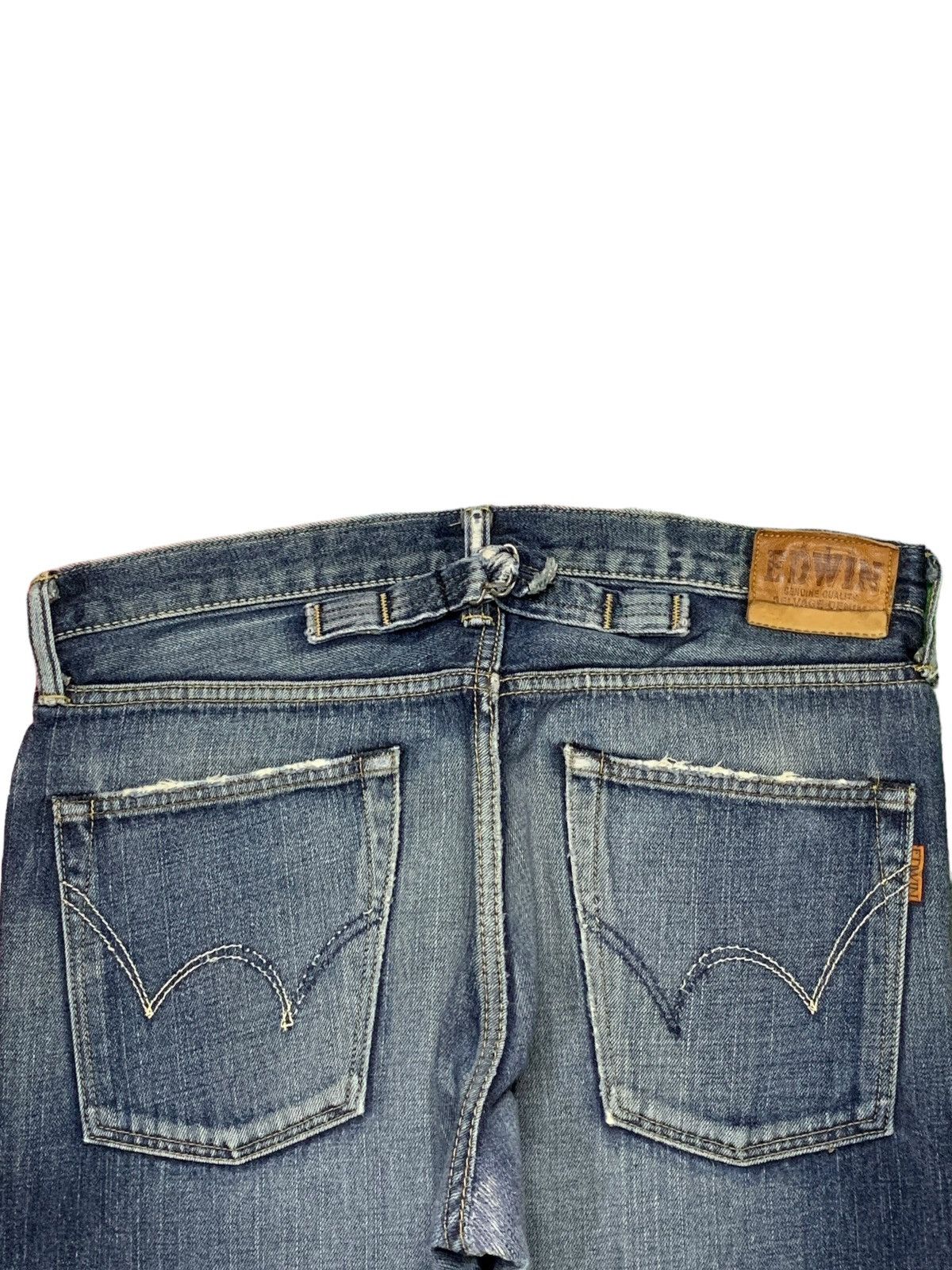 Vintage Japanese Edwin 505zx Selvedge Buckle Back Jeans