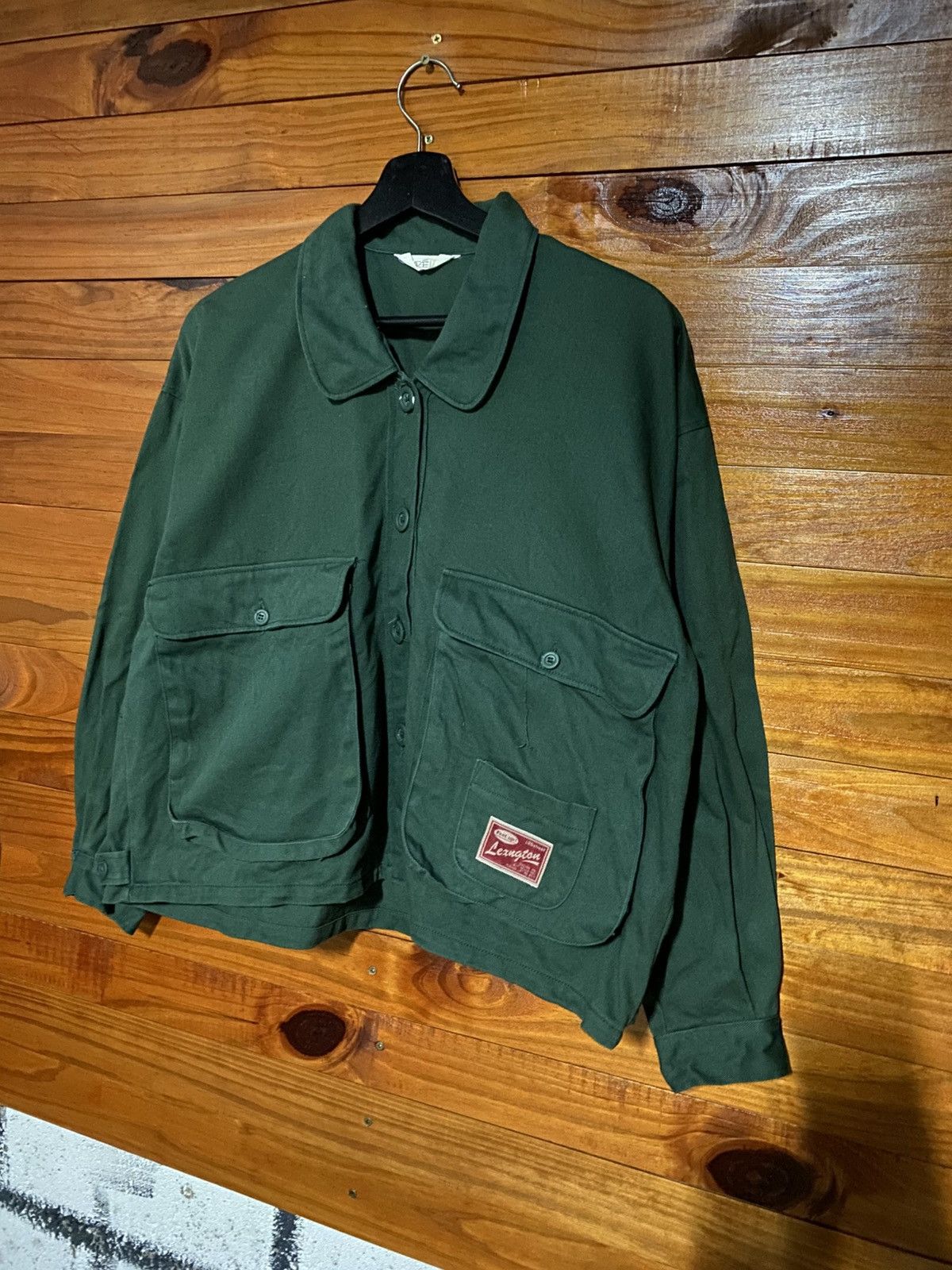 Vintage Lexington x Prele Green Workwear Contents Top 30 Records Size US M / EU 48-50 / 2 - 22 Thumbnail