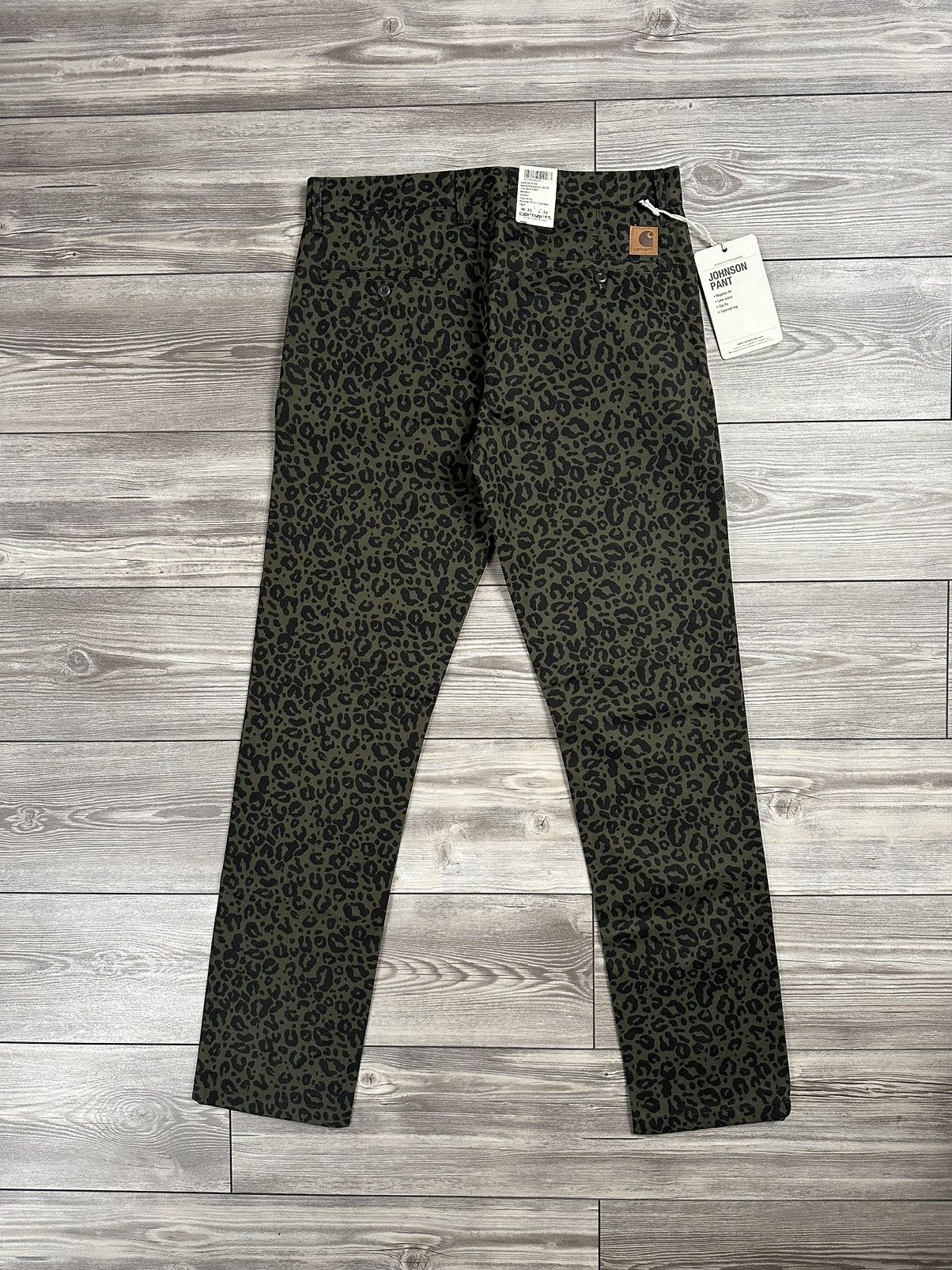 Carhartt × Carhartt Wip Carhartt WIP Panther Print Johnson Pants Size US 35 - 2 Thumbnail