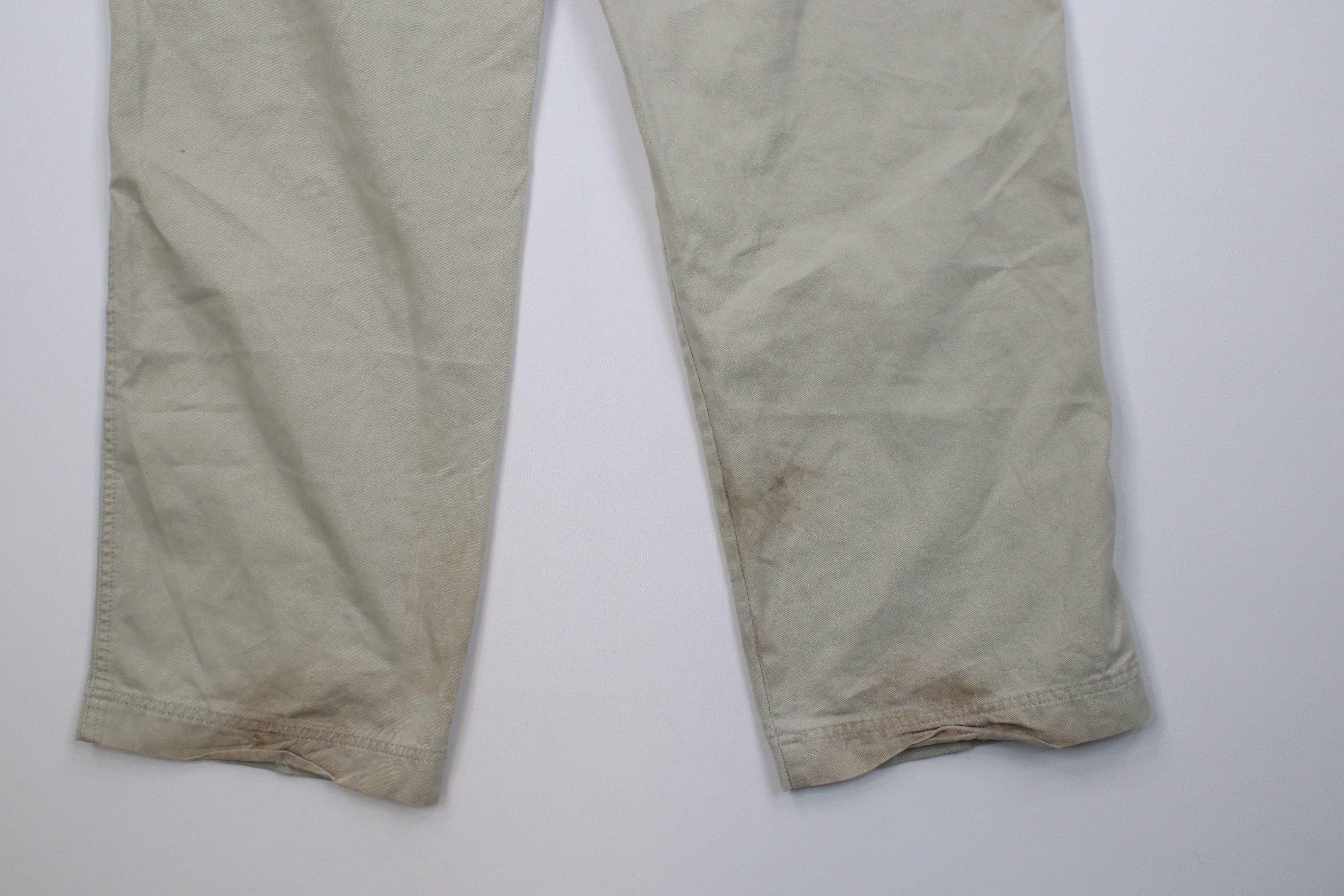 Eddie Bauer Vintage 90s Eddie Bauer Baggy Wide Leg Cargo Pants Stone Size US 34 / EU 50 - 12 Thumbnail