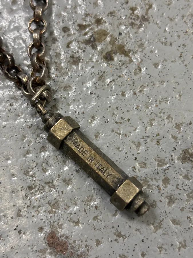 Dsquared2 2000s Dsquared2 Silver Metal Pendant Necklace Size ONE SIZE - 4 Thumbnail