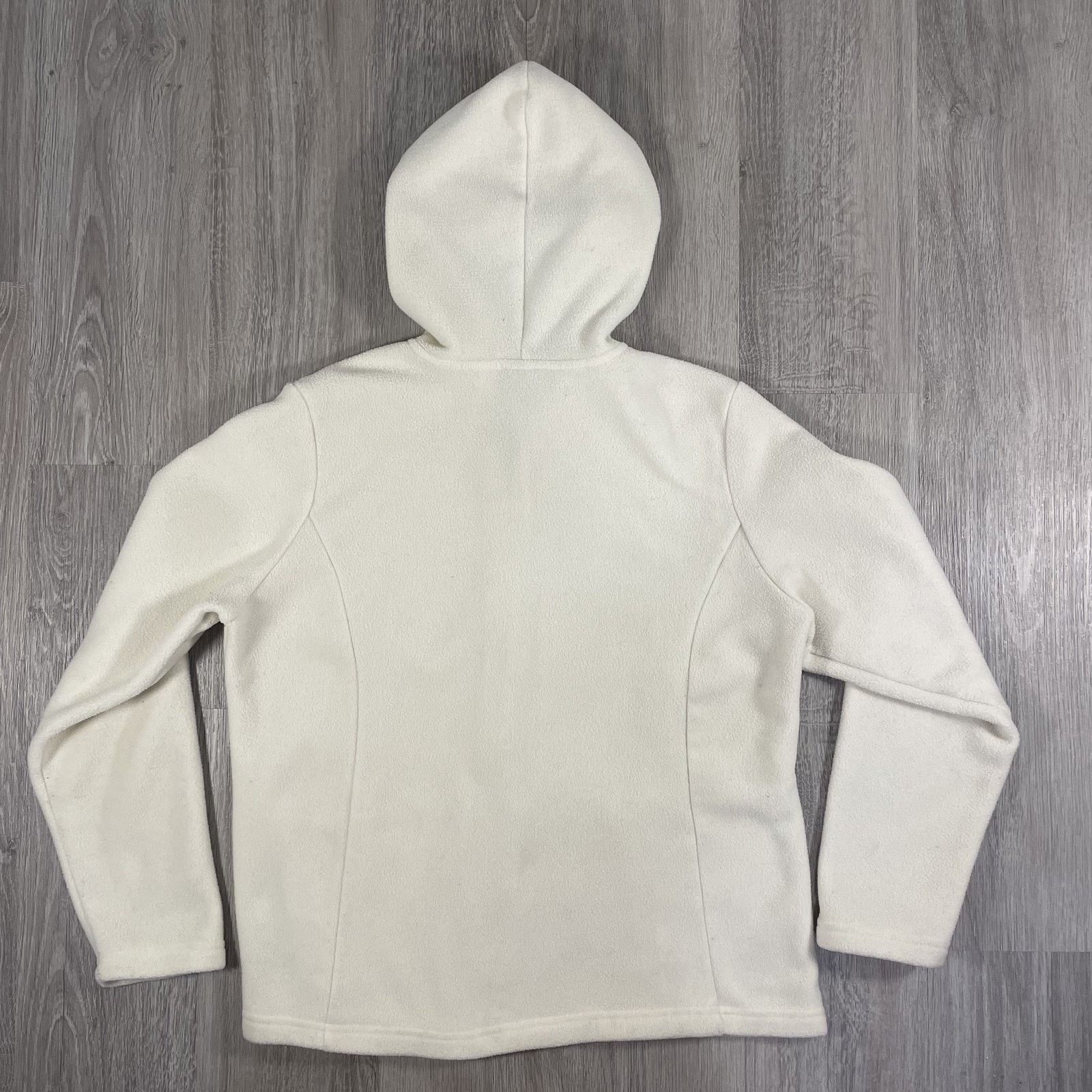 L.L. Bean L.L.Bean Women's Full Zip Fleece Hoodie Cream Midlayer M Size M / US 6-8 / IT 42-44 - 9 Thumbnail