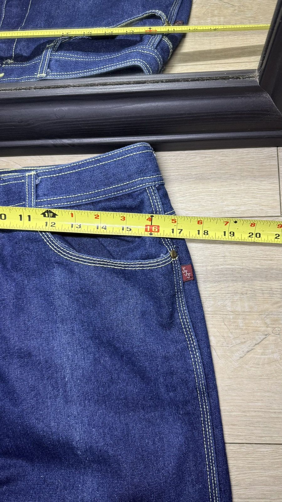 Miss Me Y2K 2000s JeanJer-Jeans Straight Legged Baggy Denim Jeans Size 33" - 6 Thumbnail