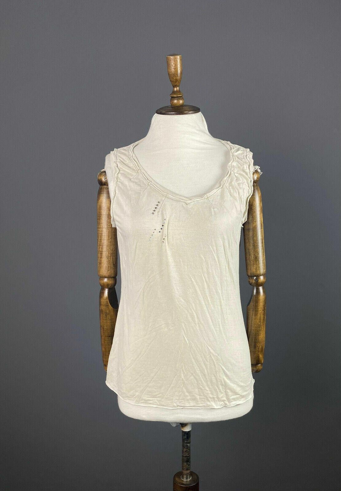 Bottega Veneta Bottega by Elisa Cavaletti Ivory Summer Shirt Blose Size L Size L / US 10 / IT 46 - 1 Thumbnail