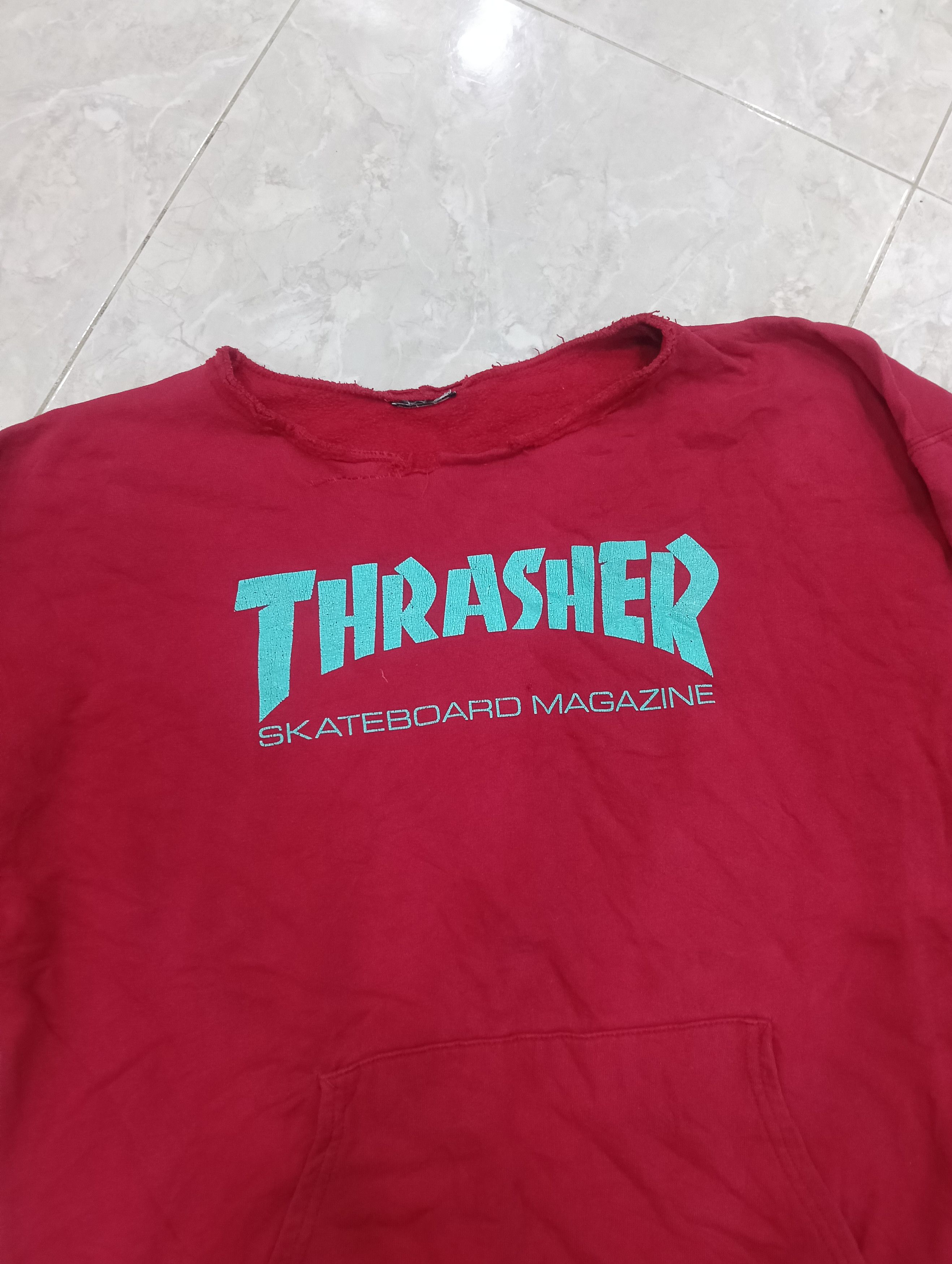 Thrasher Vintage Thrashed Thrasher Size US XL / EU 56 / 4 - 3 Thumbnail