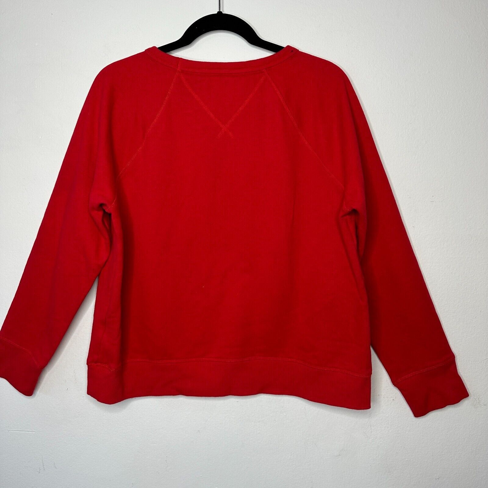 Tommy Hilfiger Tommy Hilfiger Sport Red Big Logo Sweatshirt Thumbhole XL Size XL / US 12-14 / IT 48-50 - 7 Thumbnail