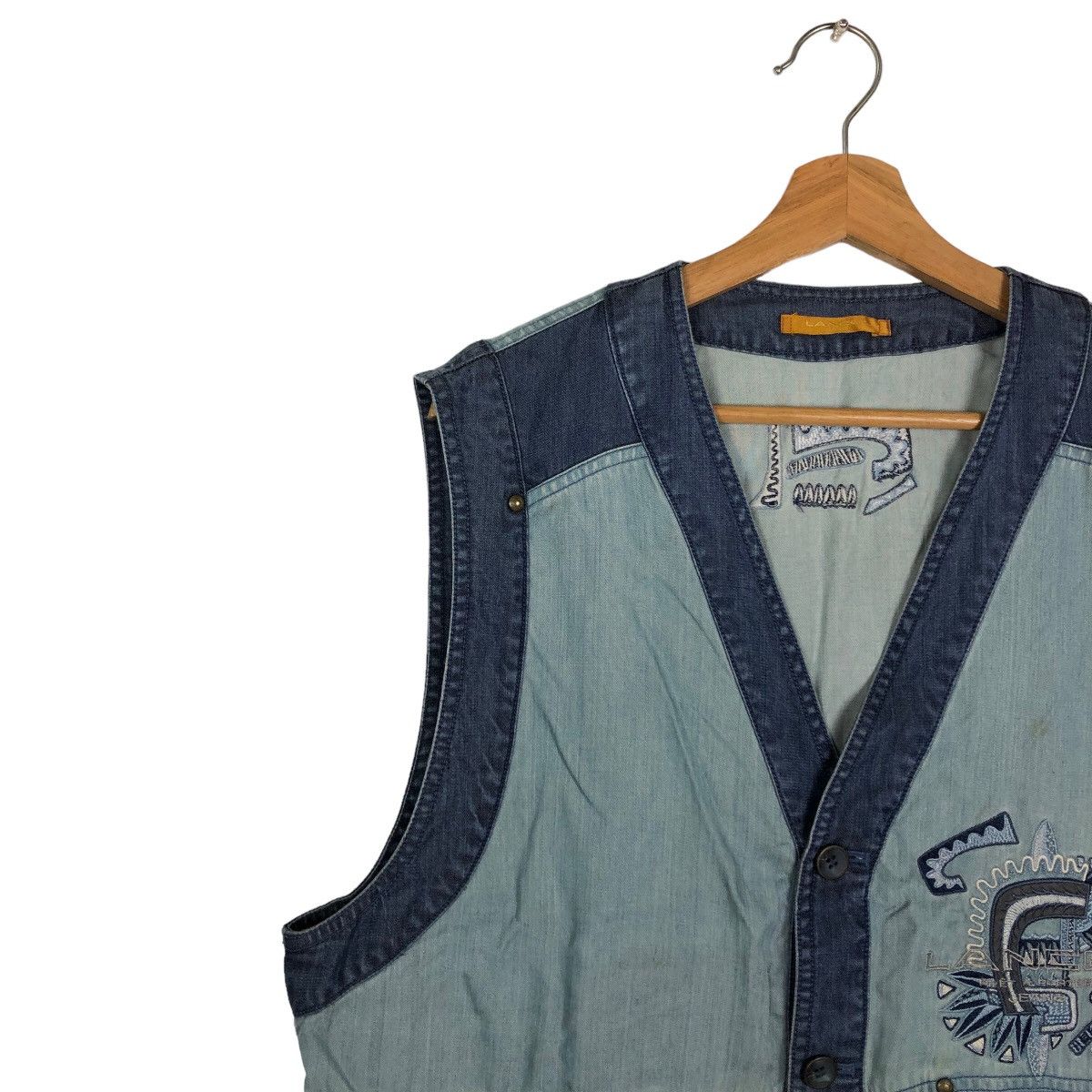 Japanese Brand 🔥Vintage Vest Lancel Spell Out Cartoon Network Size US M / EU 48-50 / 2 - 7 Thumbnail