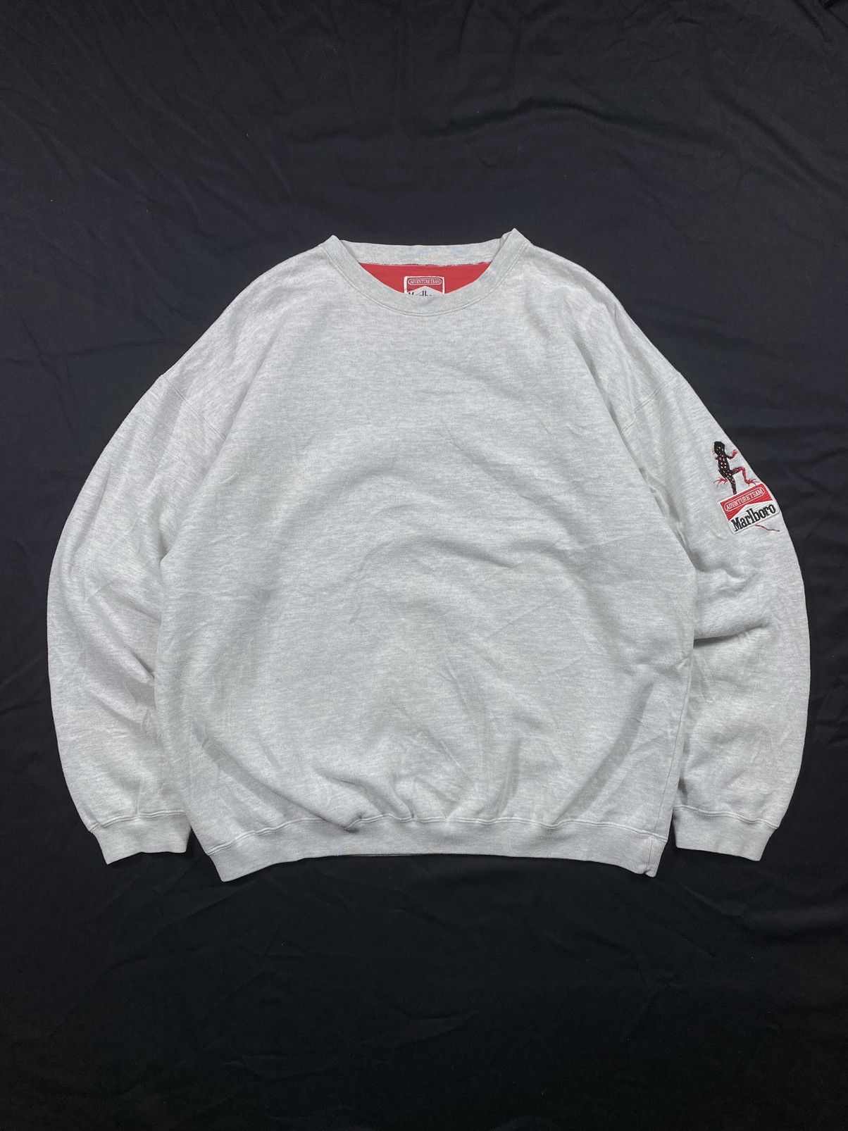 Marlboro Vintage 90s Malboro lizag sweatshirt Size US L / EU 52-54 / 3 - 1 Thumbnail