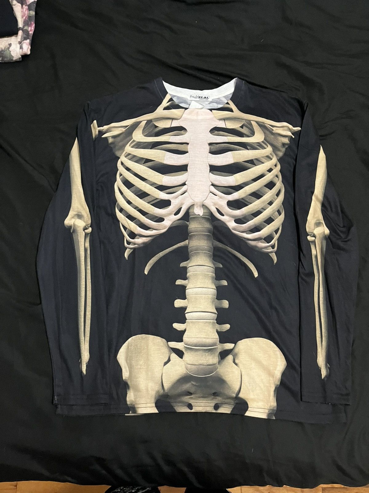 Other Black faux real skeleton long sleeve Size US L / EU 52-54 / 3 - 1 Thumbnail