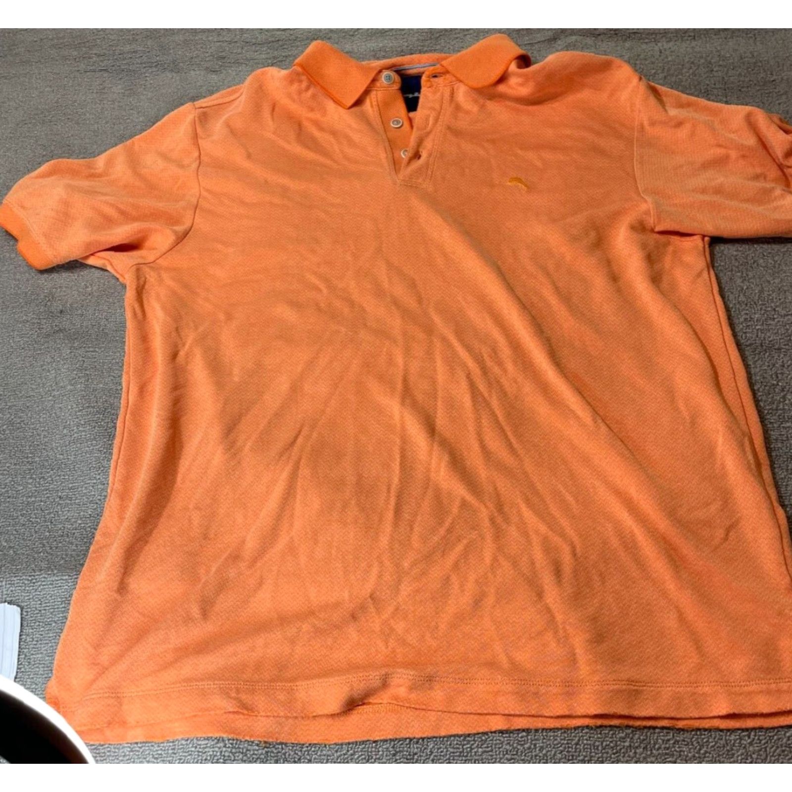 Tommy Bahama TOMMY BAHAMA POLO SHIRT Mens XL Orange Short Sleeve Shirt Polo Men Nike? Sorry. Size US XL / EU 56 / 4 - 2 Thumbnail