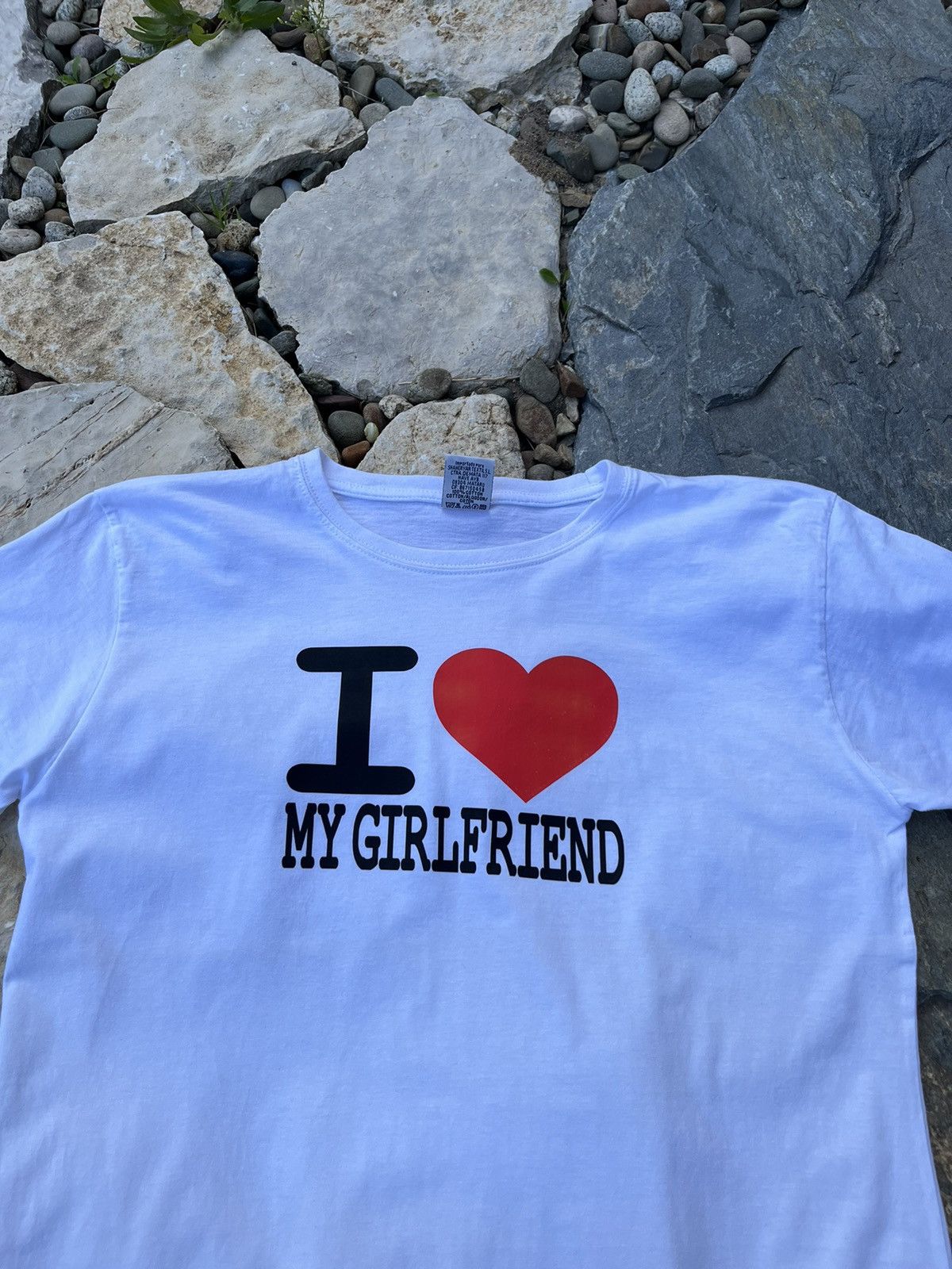 Vintage Vintage y2k I love <3 my girlfriend gf heart love tee tshirt Size US M / EU 48-50 / 2 - 2 Thumbnail