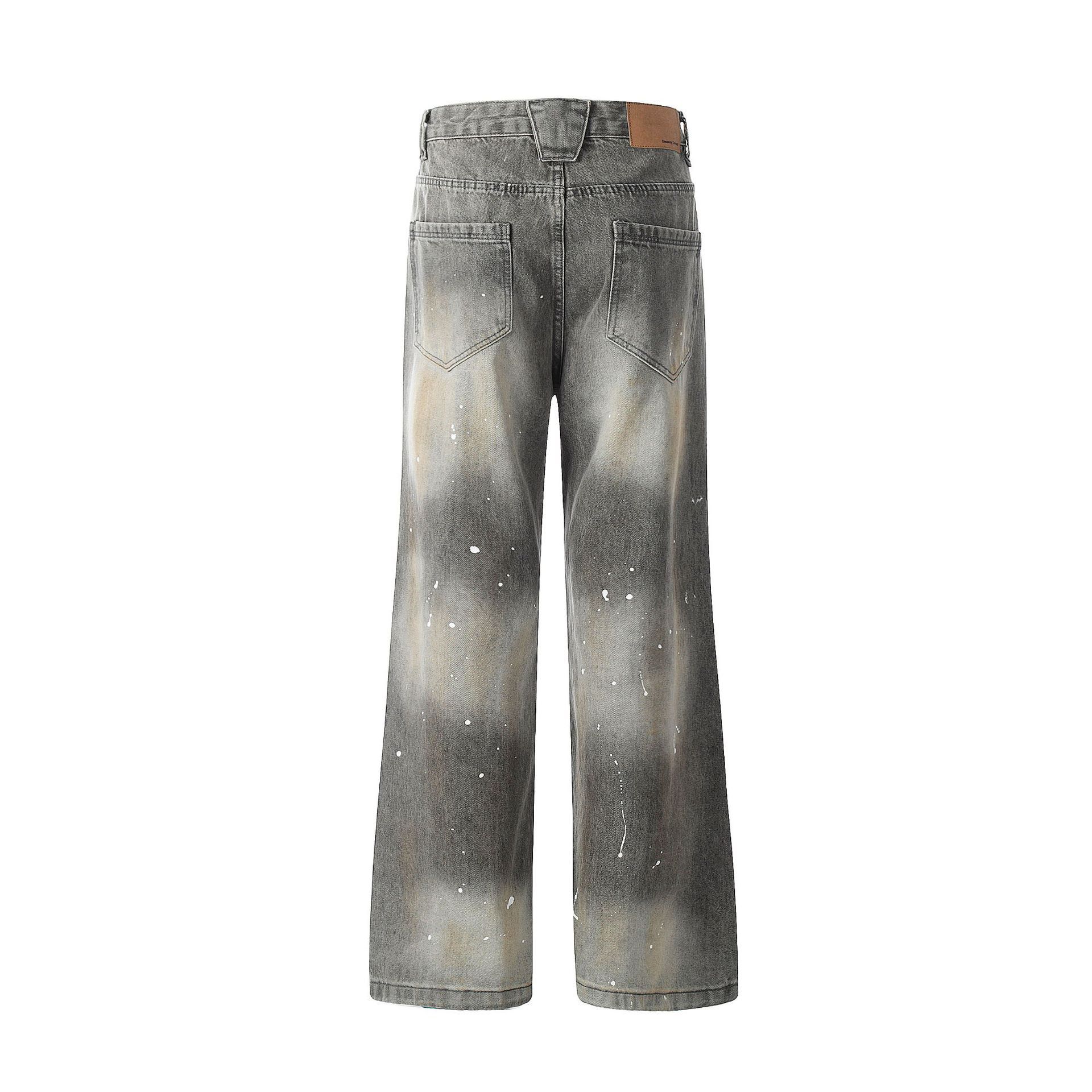 Vintage American high street Vibe men's lightning distressed jeans Size US 32 / EU 48 - 2 Thumbnail