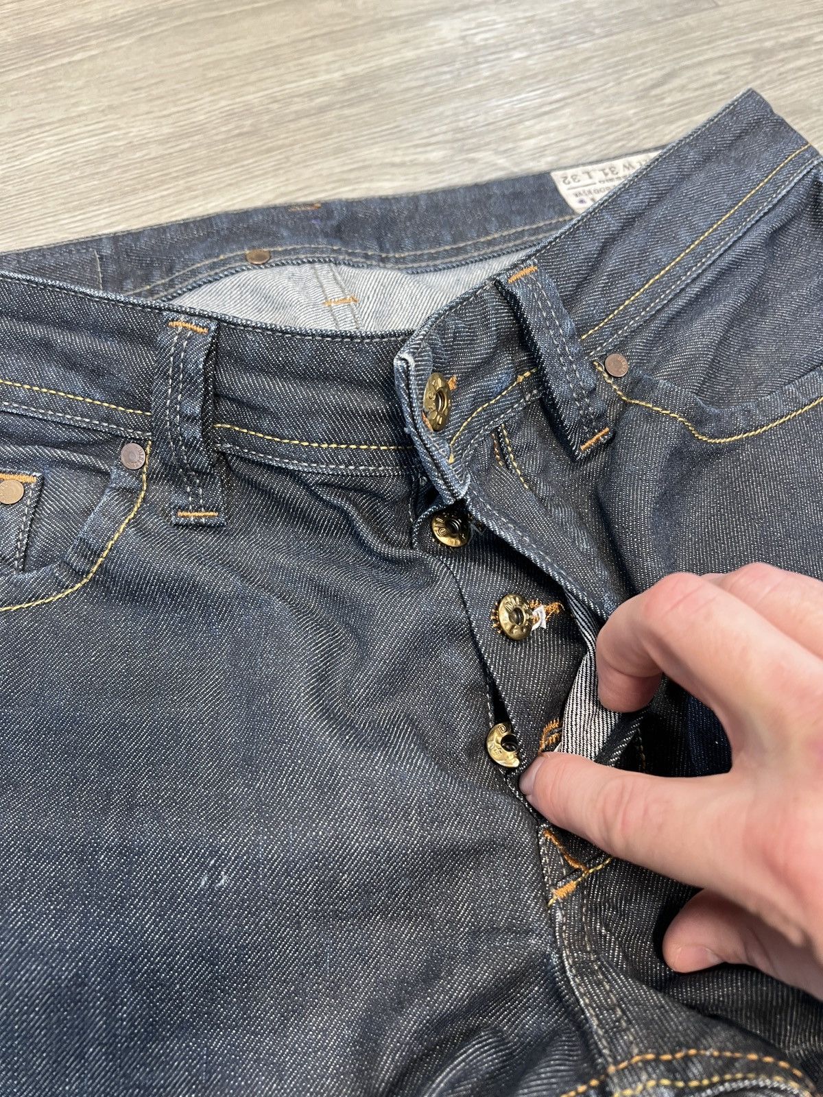 Diesel Vintage Diesel Industry Denim Jeans Straight Fit Dark Wash Size US 31 - 12 Thumbnail