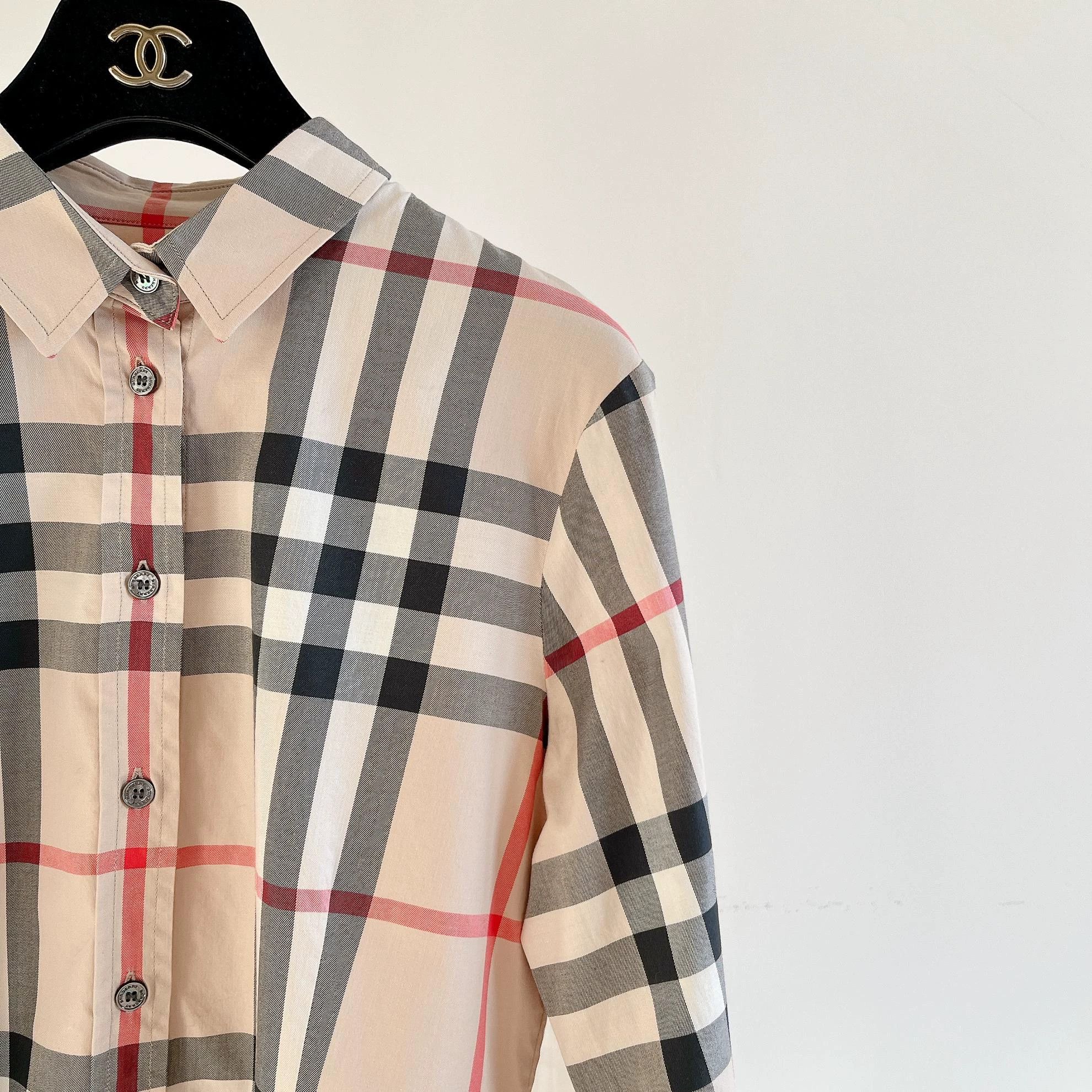 Burberry Burberry long-sleeve check shirt S/P 8506 Size S / US 4 / IT 40 - 3 Thumbnail