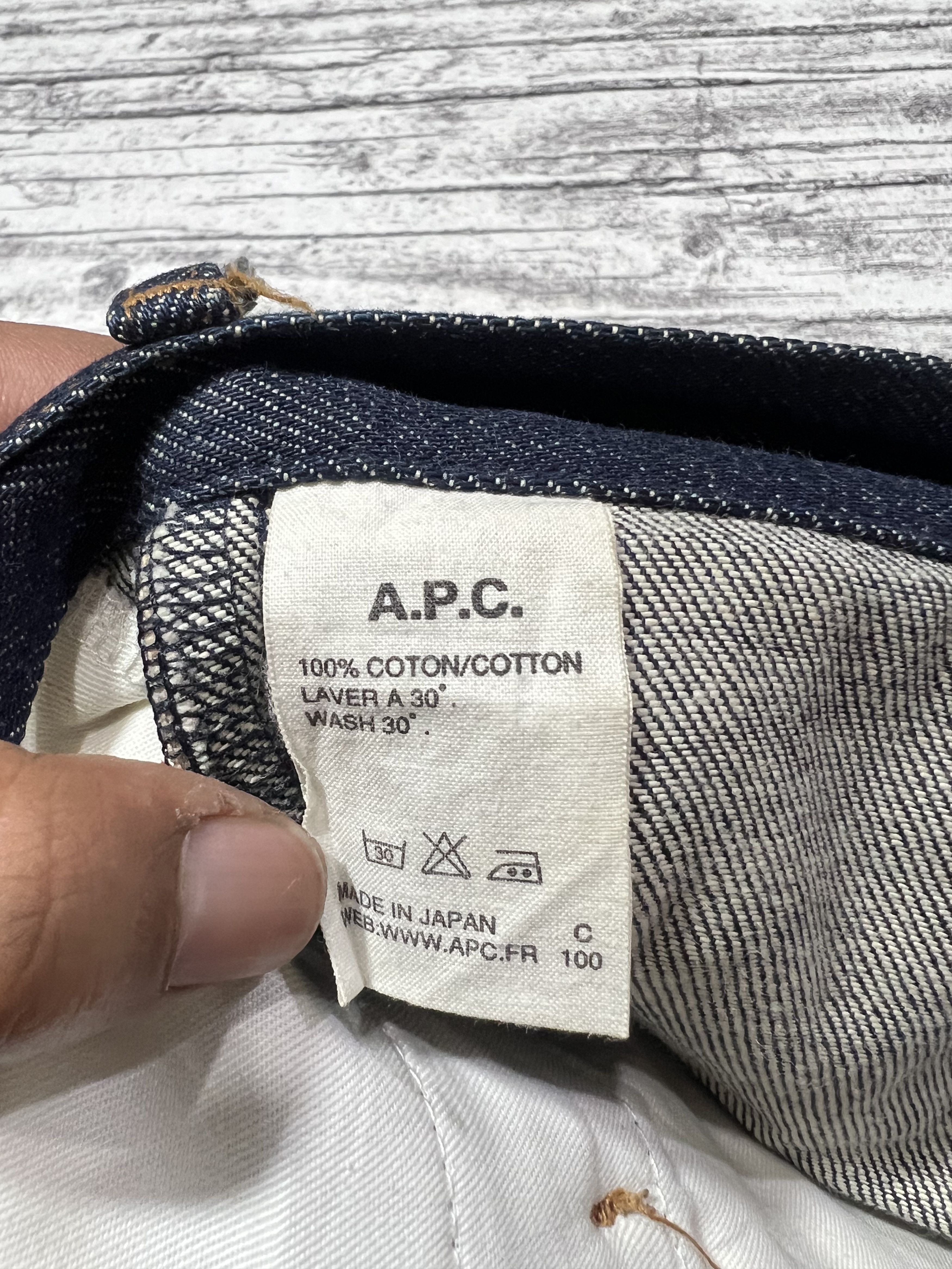 A.P.C. 2000s Archival Apc Paris Denim Jeans y2k Ifsix Size US 26 / EU 42 - 10 Thumbnail