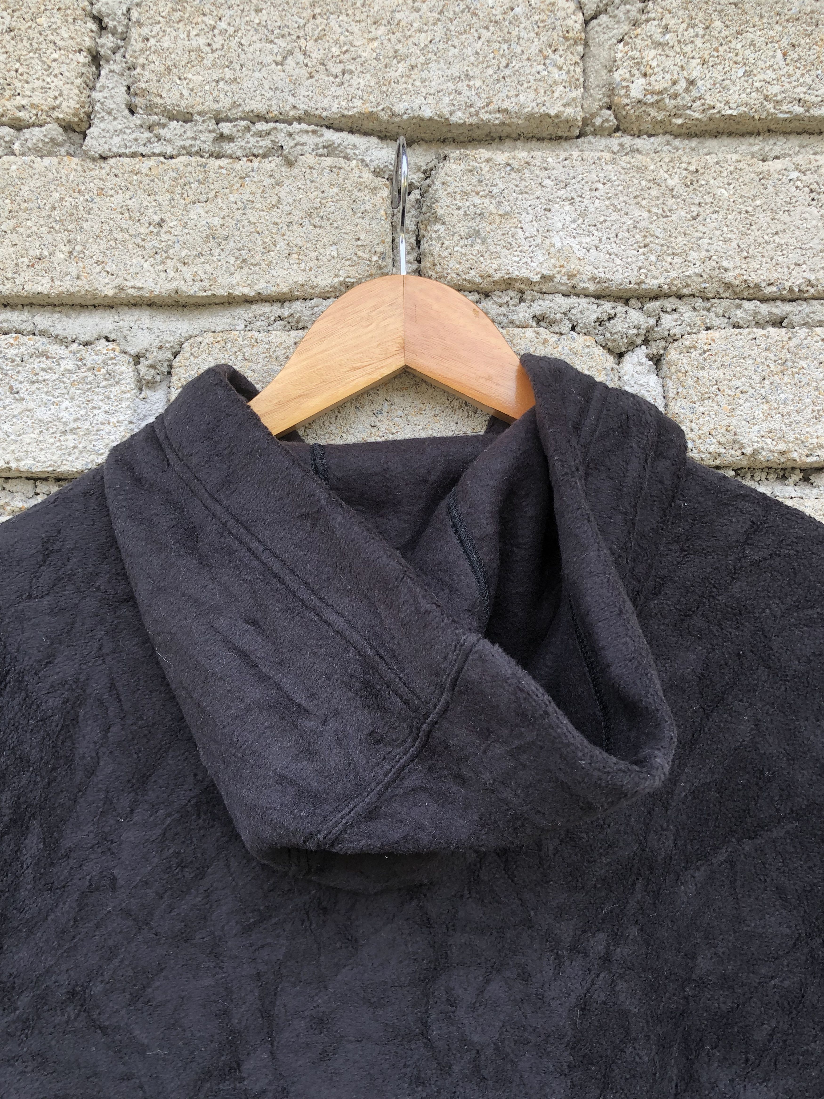 Issey Miyake Vintage Hai Sporting Gear Black Fleece Hoodie Size US L / EU 52-54 / 3 - 7 Thumbnail
