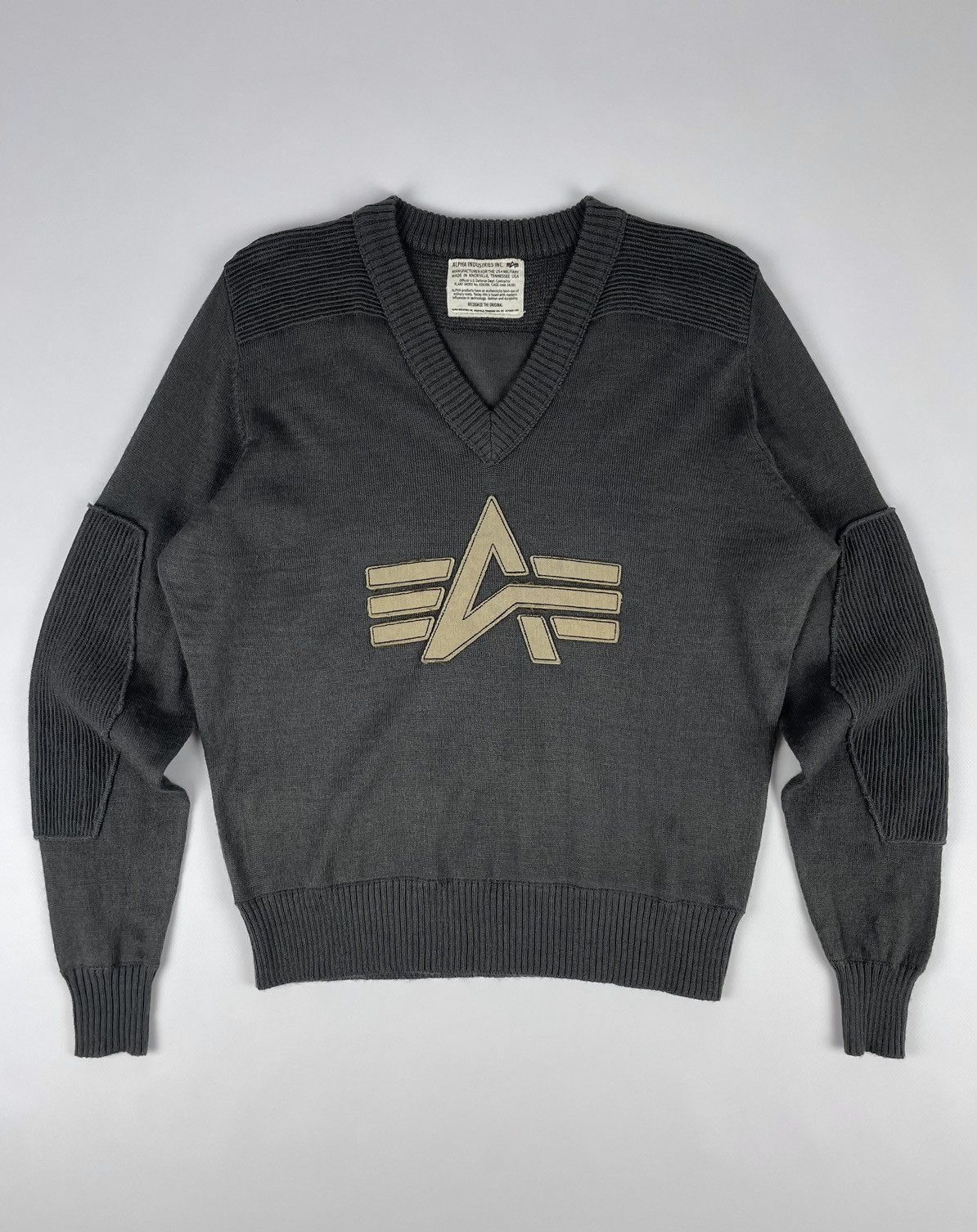 Alpha Industries Alpha Industries wool Pullover Sweater Size US M / EU 48-50 / 2 - 1 Thumbnail