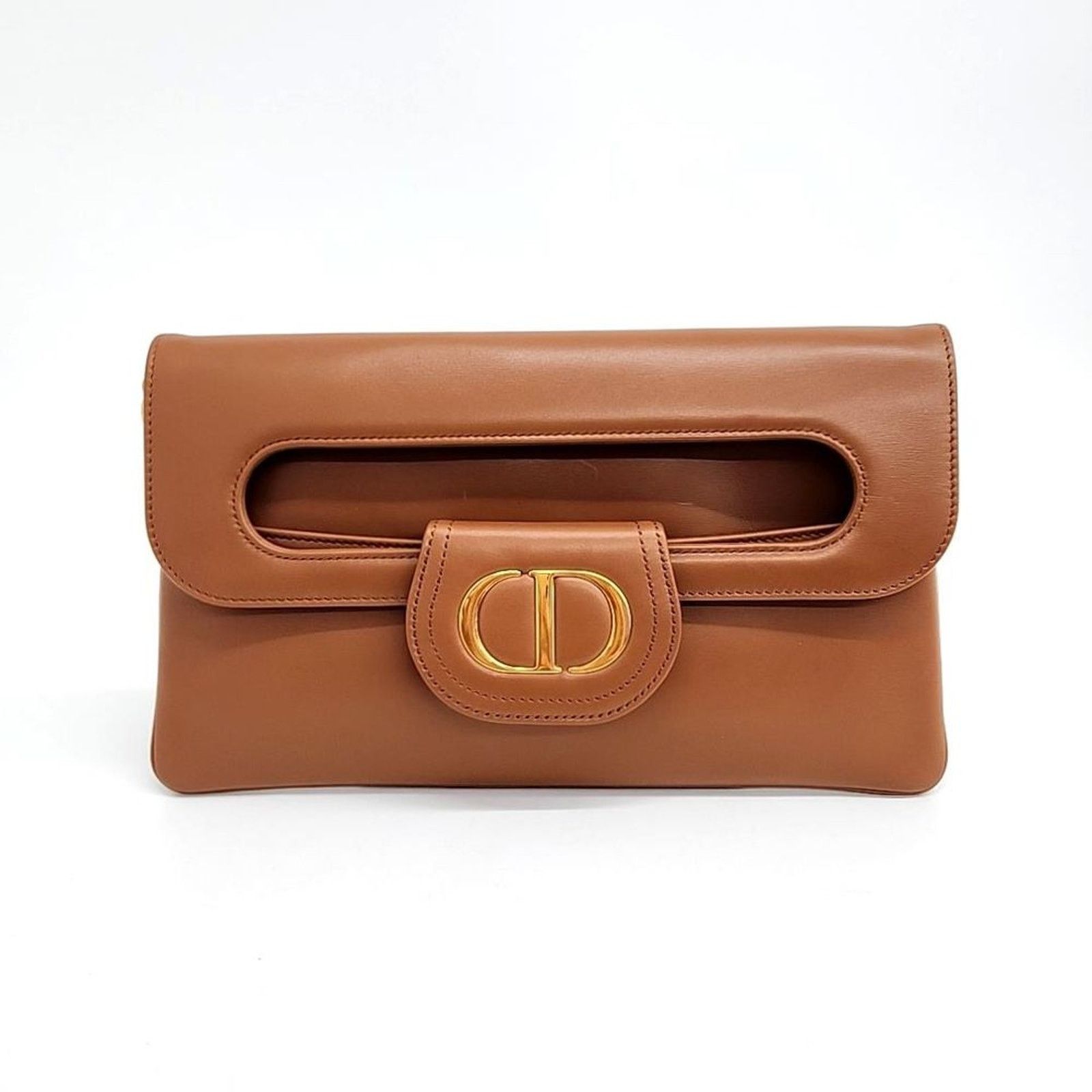 Christian Dior Double Medium Clutch/Shoulder Bag M8641, image size:1600x1600