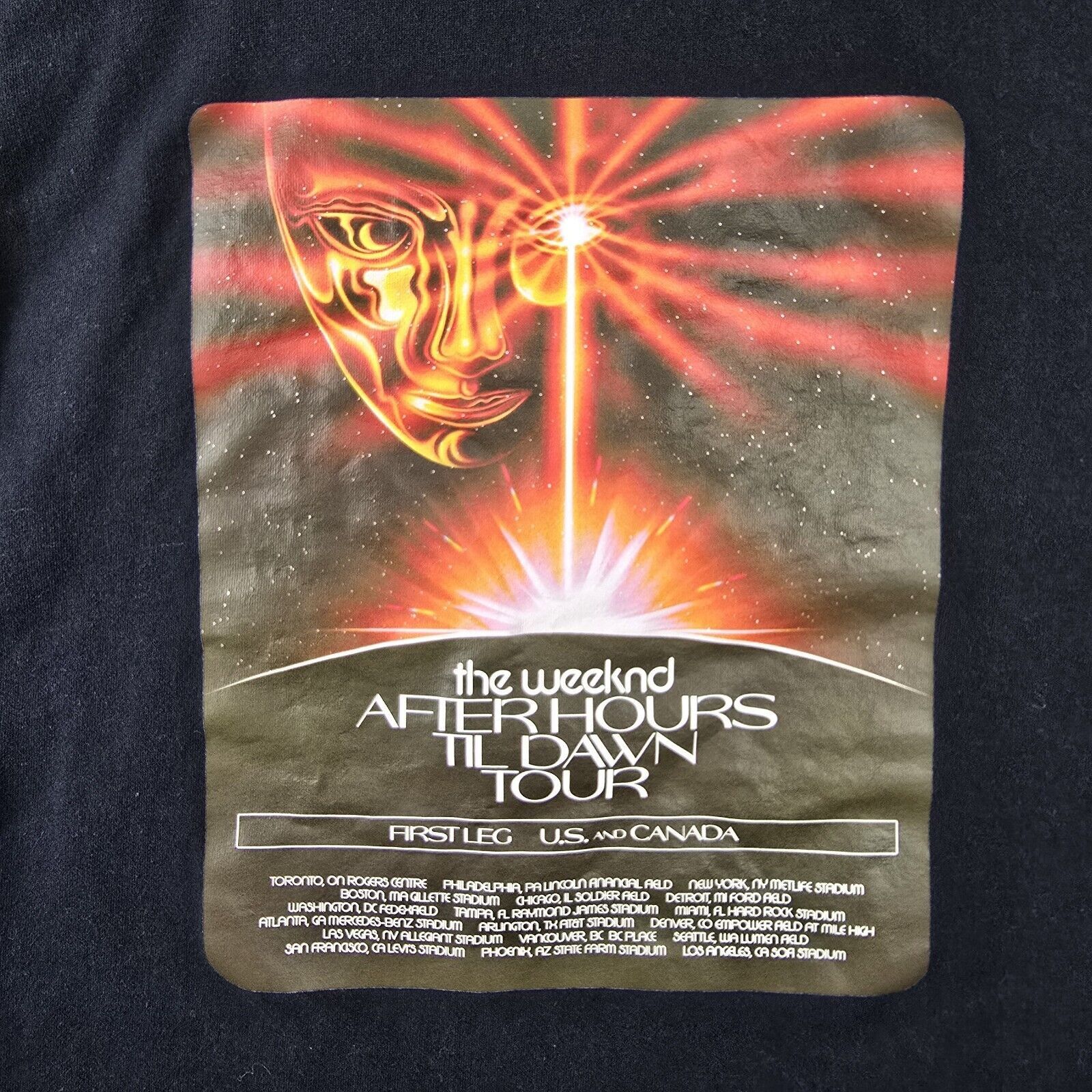 XO The Weeknd After Hours Til Dawn Shirt Official Tour Small Size US S / EU 44-46 / 1 - 3 Thumbnail