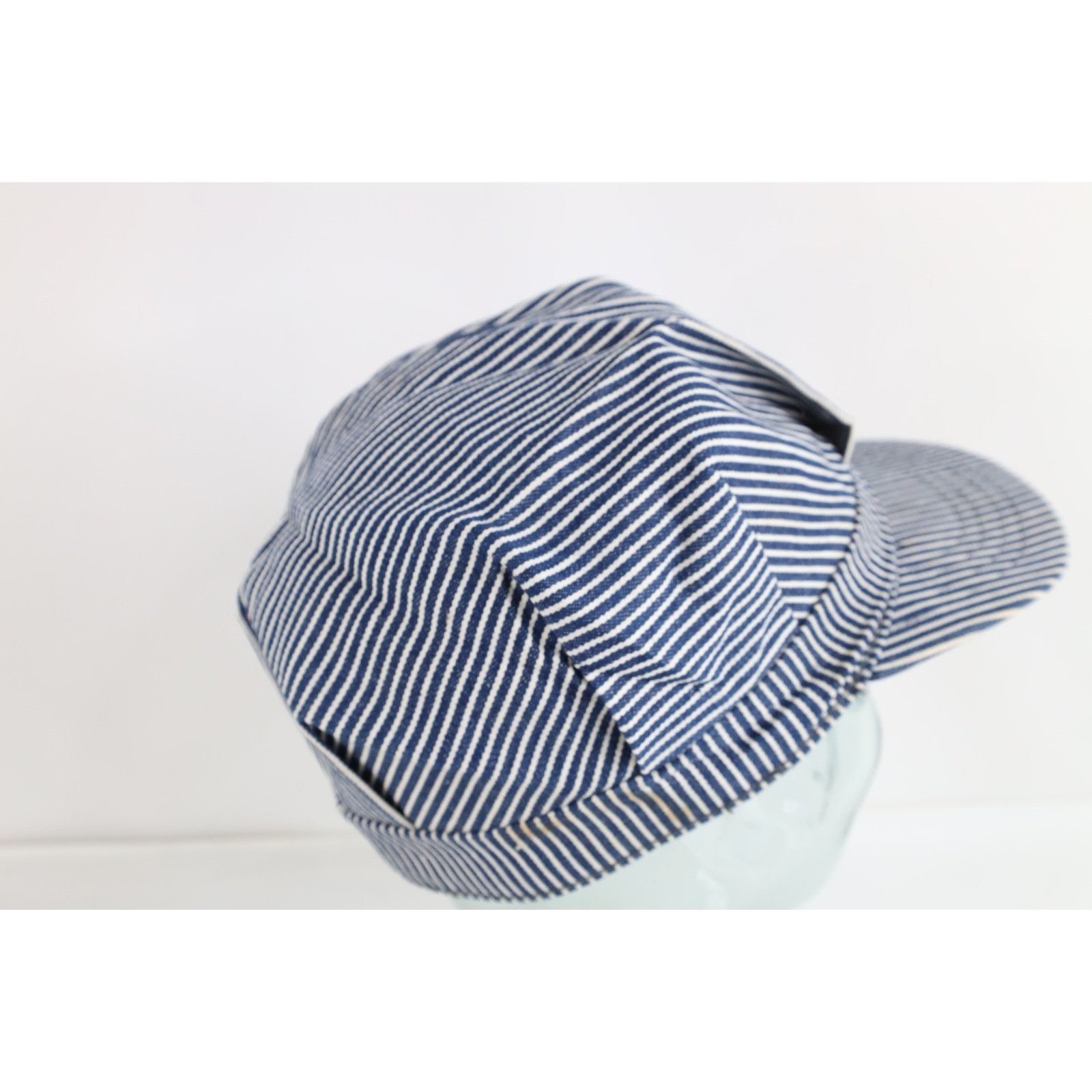 Vintage Vintage 70s Streetwear Hickory Striped Train Conductor Hat Size ONE SIZE - 4 Thumbnail