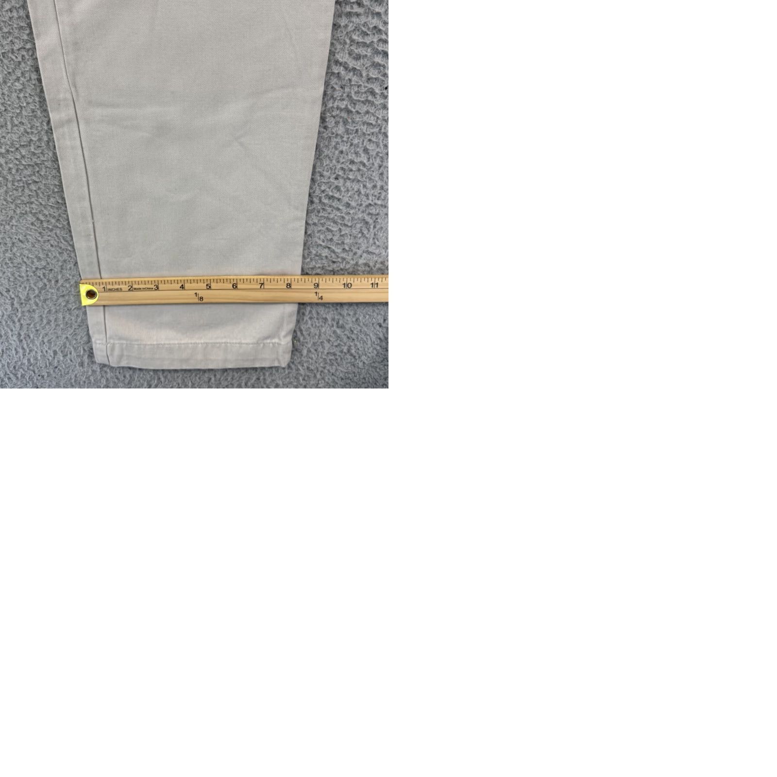 Gap VINTAGE GAP Pants Womens 12 Beige Khaki Low Rise Chino Preppy Career 32x32 NWT Size 34" / US 12 / IT 48 - 9 Thumbnail