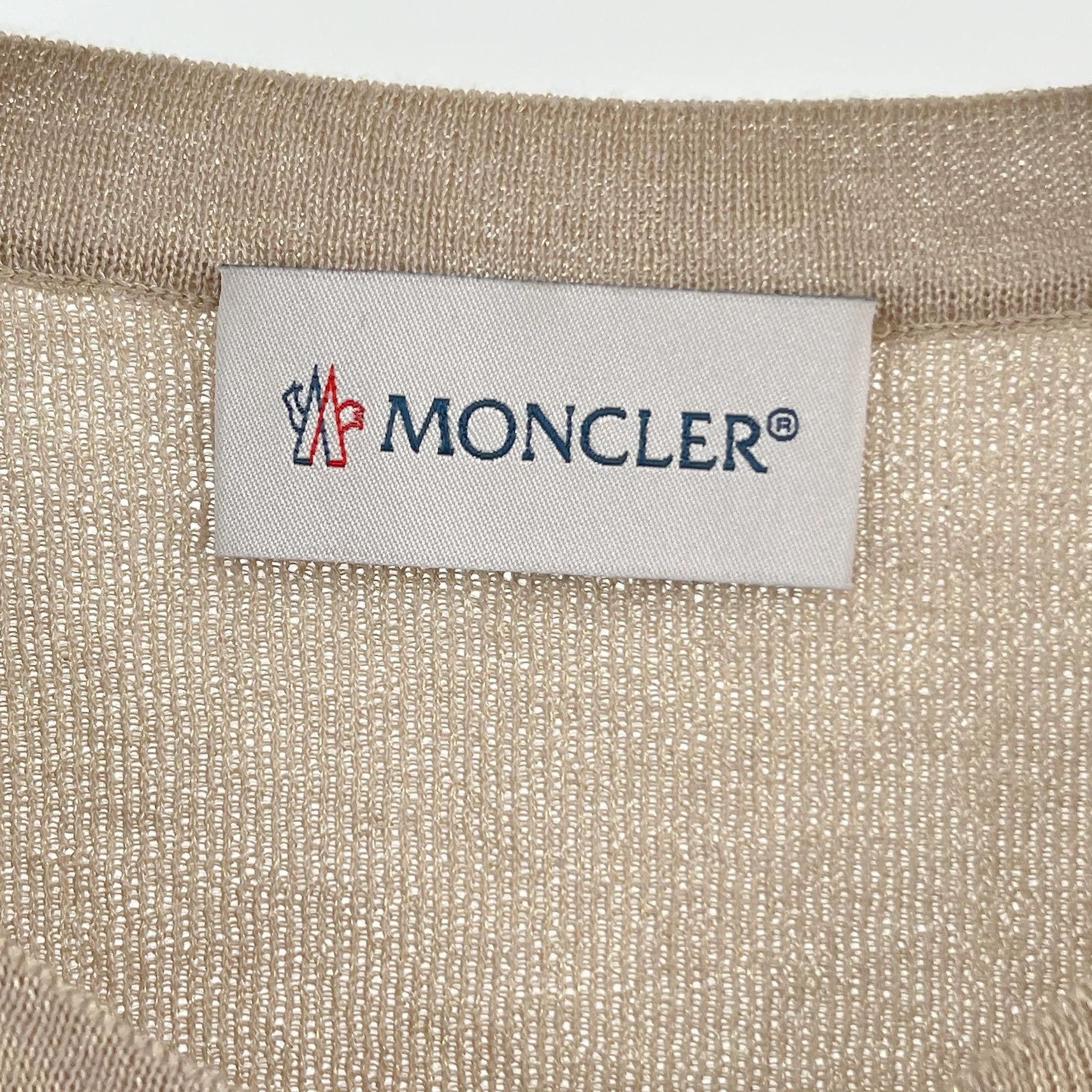 Moncler Moncler Khaki Knit Cardigan XS 6459 Size XS / US 0-2 / IT 36-38 - 7 Thumbnail