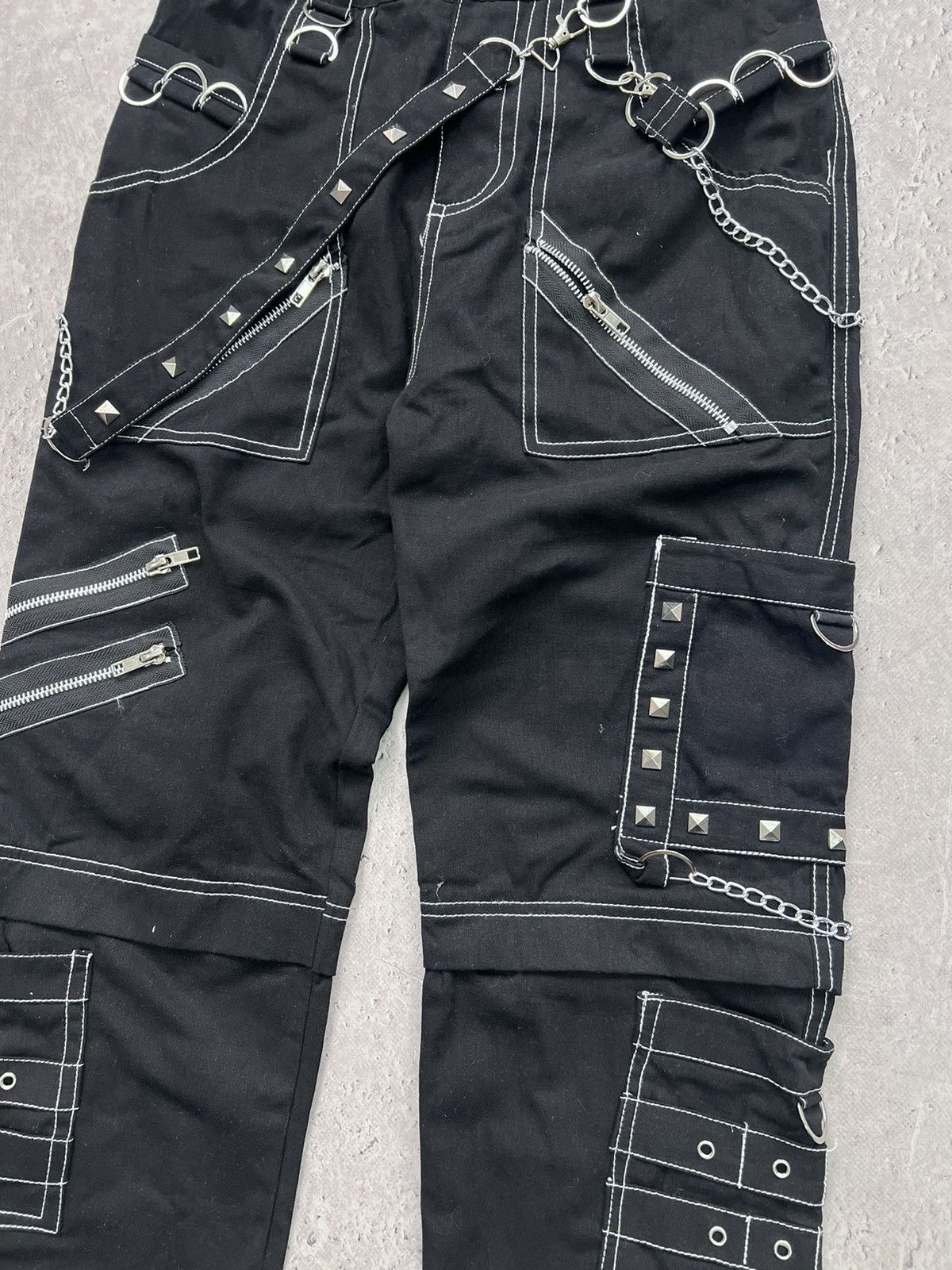 KMRii × Le Grande Bleu (L.G.B.) × Tripp NYC TRIPP NYC style PANTS GOTHIC DENIM BONDAGE BAGGY Size US 29 - 4 Thumbnail