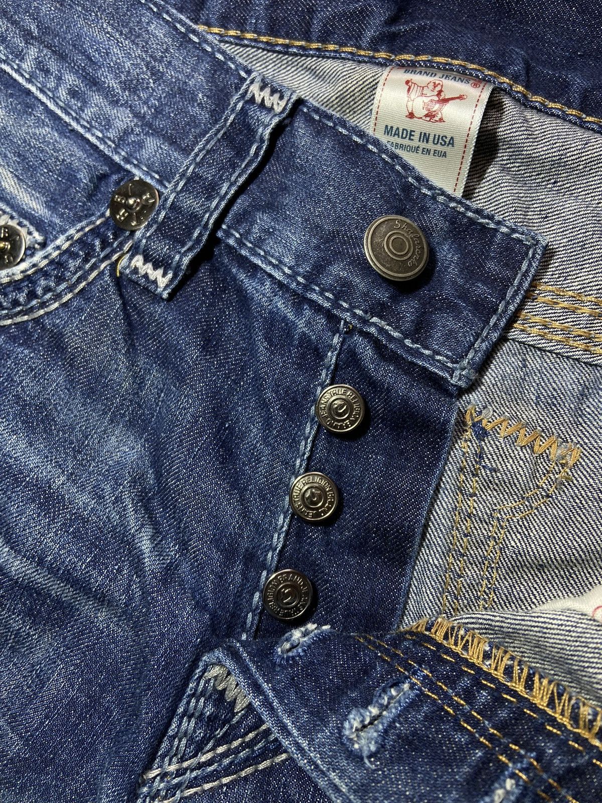 True Religion × Vintage True Religion Vintage streetwear denim Jeans Size US 32 / EU 48 - 12 Thumbnail