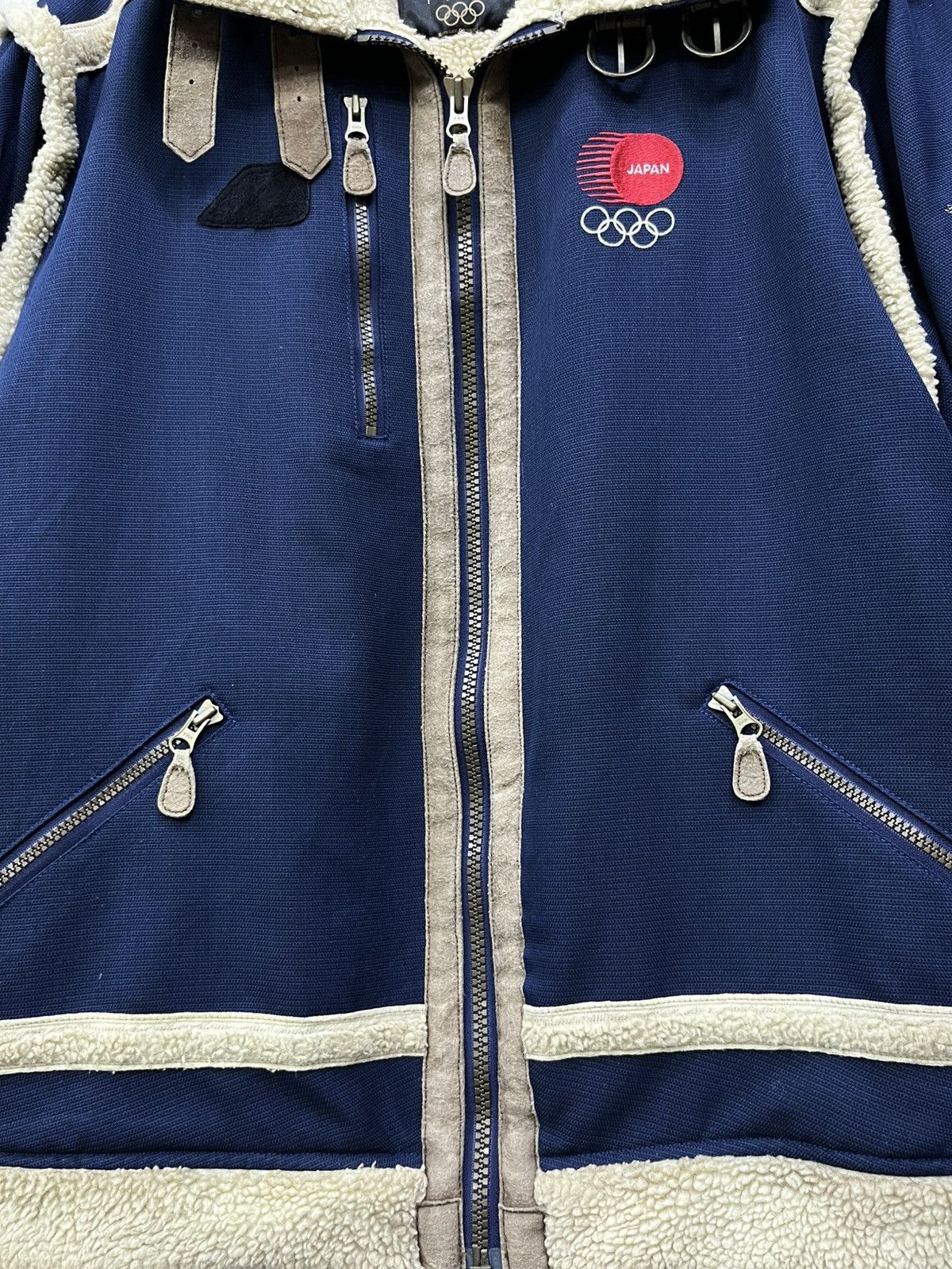 Vintage Mizuno Nagano 1998 Japan Olympic Sherpa Ski Jacket Size US L / EU 52-54 / 3 - 5 Thumbnail
