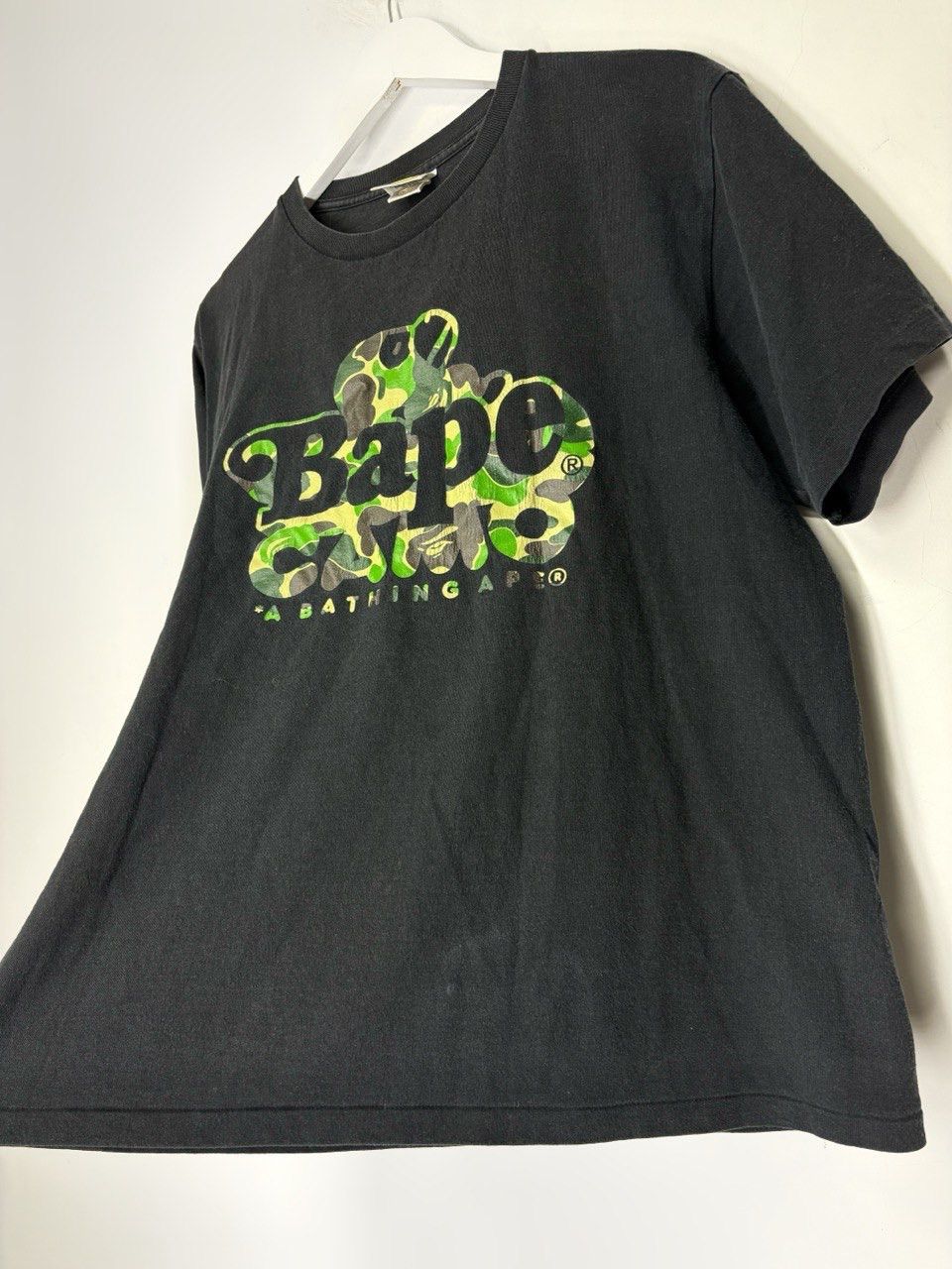 Bape Bape Sleeping Green Camo Milo Tee Faded Black Size US L / EU 52-54 / 3 - 10 Thumbnail